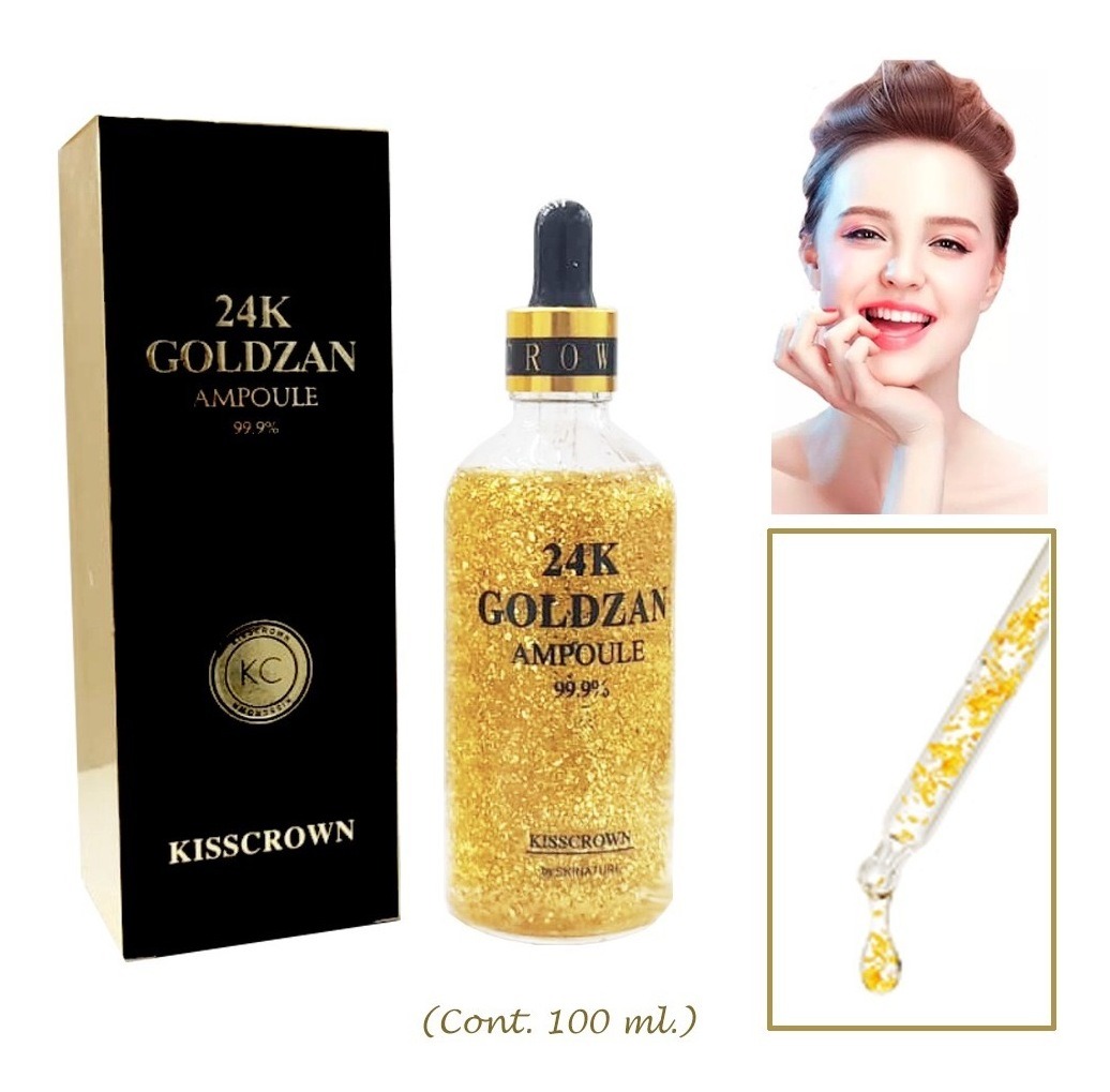 Suero 24k Colágeno Goldzan Skin Facial Primer Serum