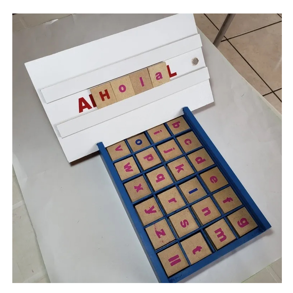 Alfabeto Abc Móvil Con Riel Letras Alfabeticon Abecedario