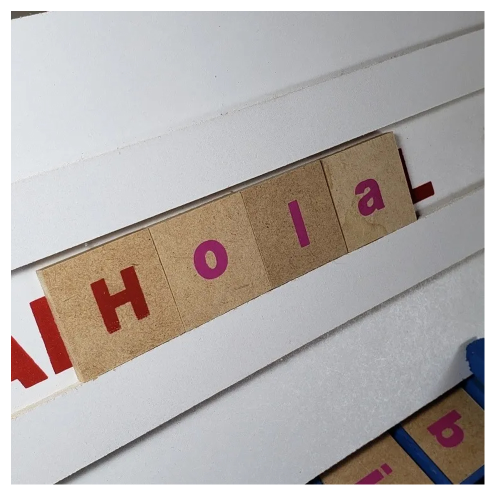 Alfabeto Abc Móvil Con Riel Letras Alfabeticon Abecedario