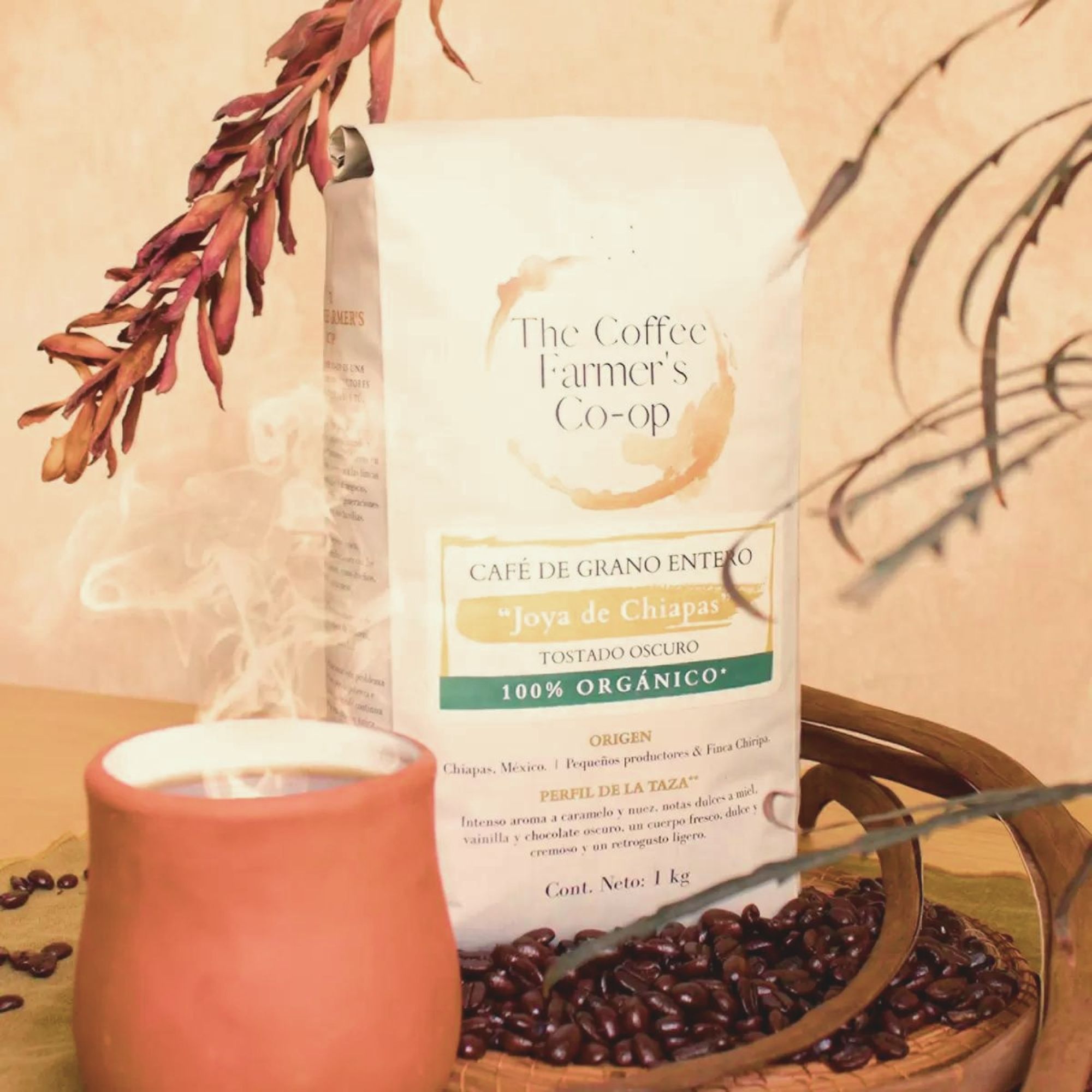 Café Joya de Chiapas Tostado Oscuro The Coffe Farmer's 1 Kg