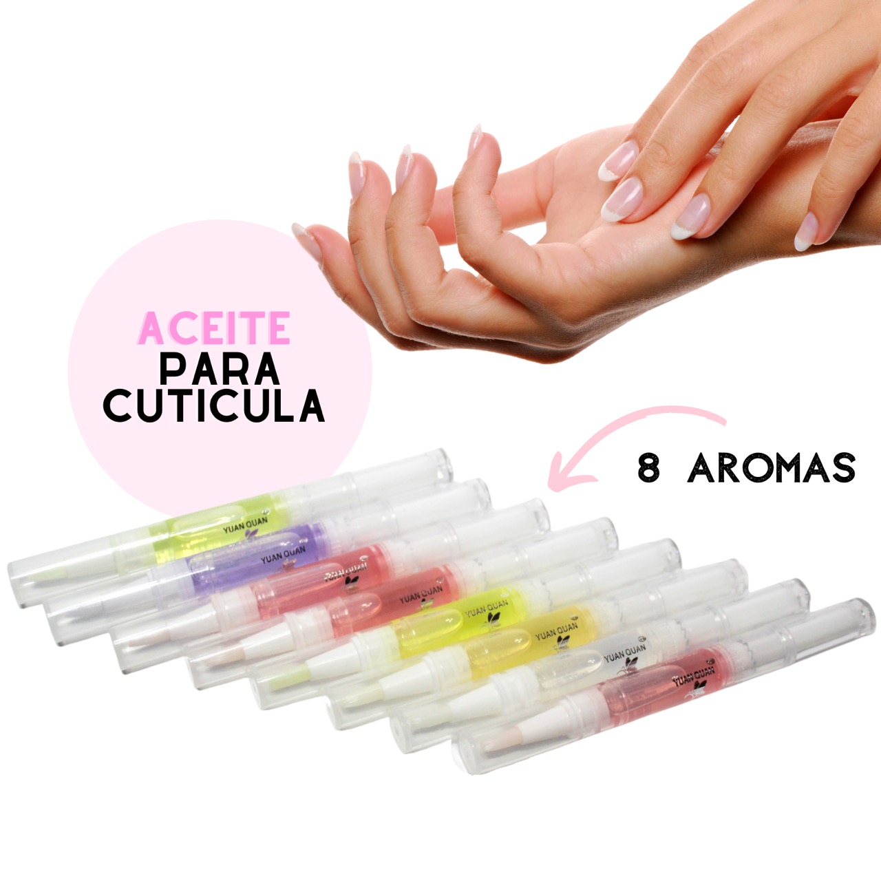 Aceite Hidratante De Pincel Para Cutícula Manicura Uñas