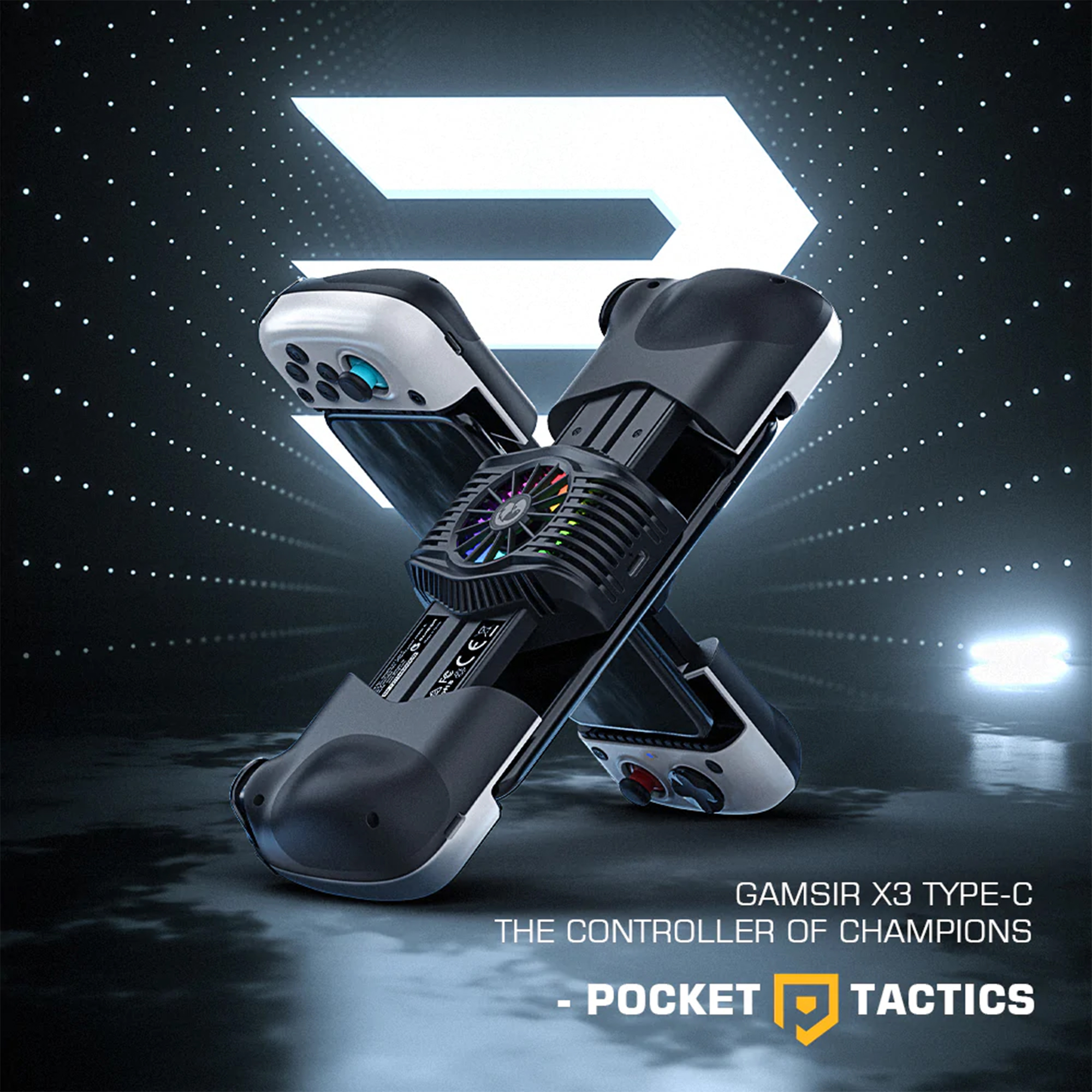 Control Xbox Jostick Mando Enfriador Gamepad Gamesir X3 Tipo c .