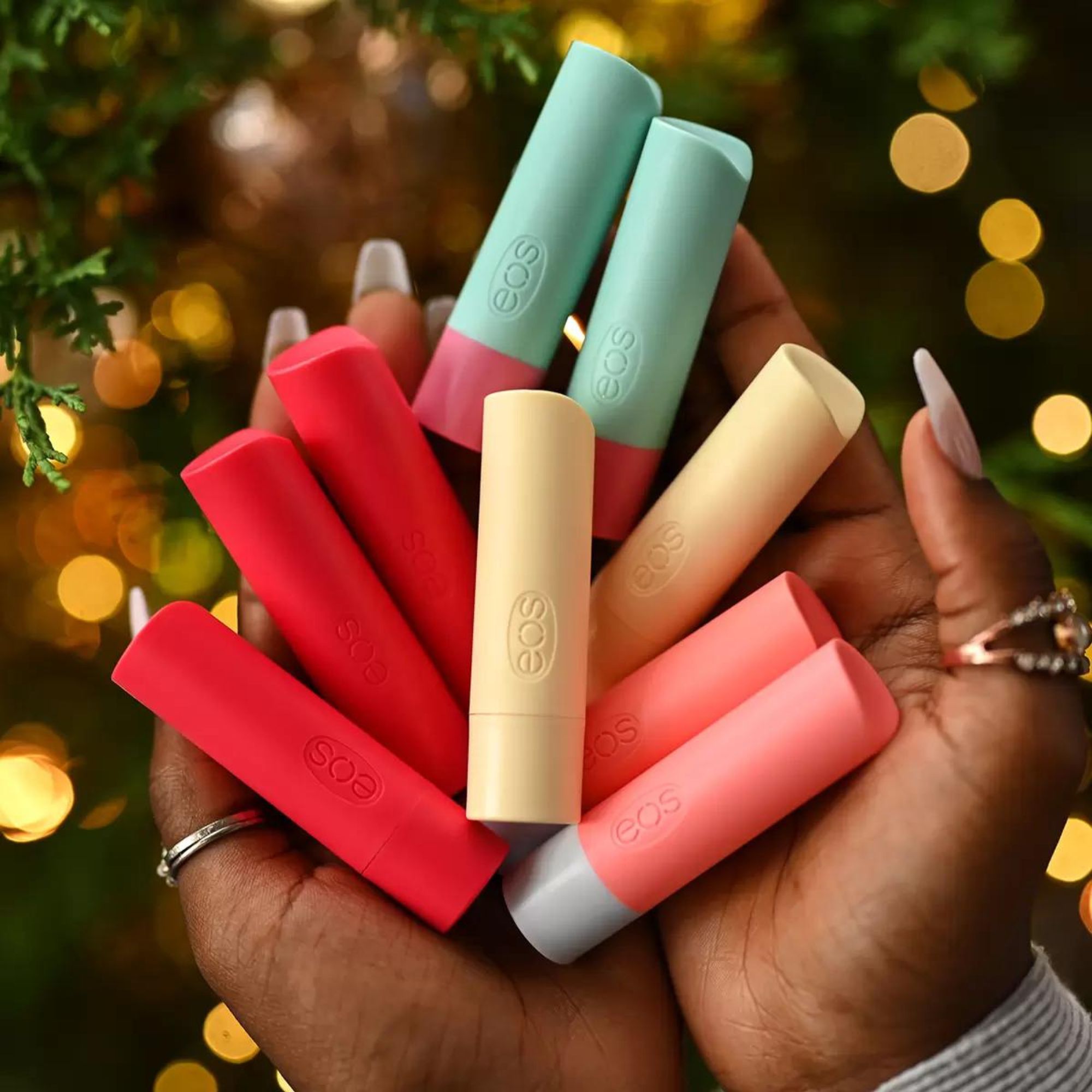 Bálsamo Humectante Para Labios EOS 9 Pzas