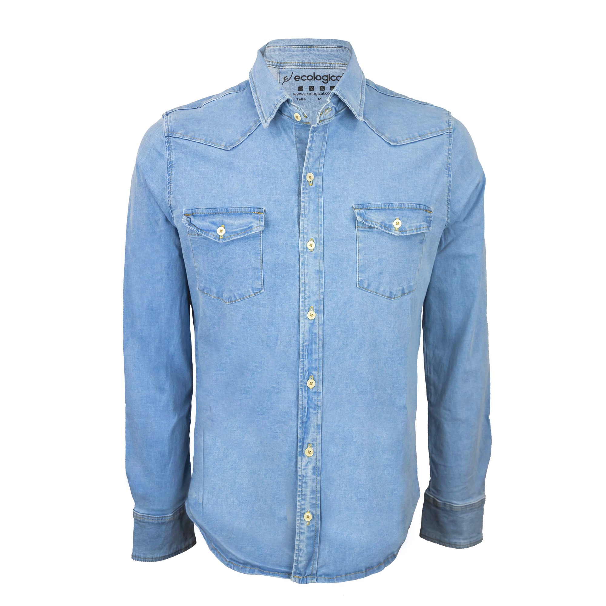 Camisa Mezclilla Vaquera Bleanch