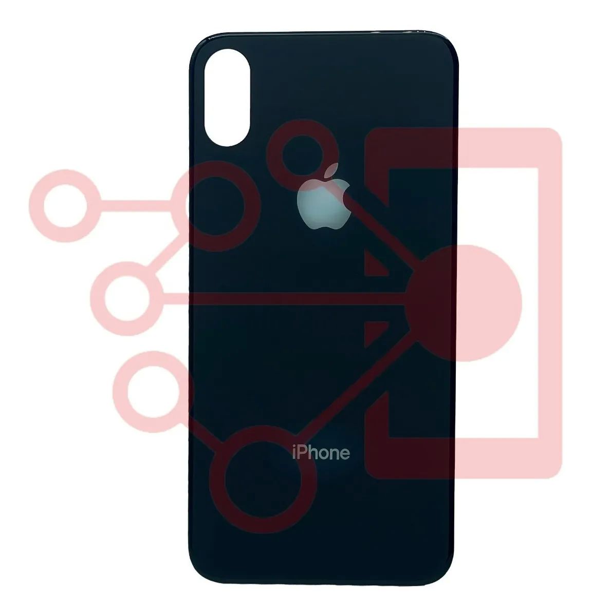 Tapa Trasera Para iPhone X Negro