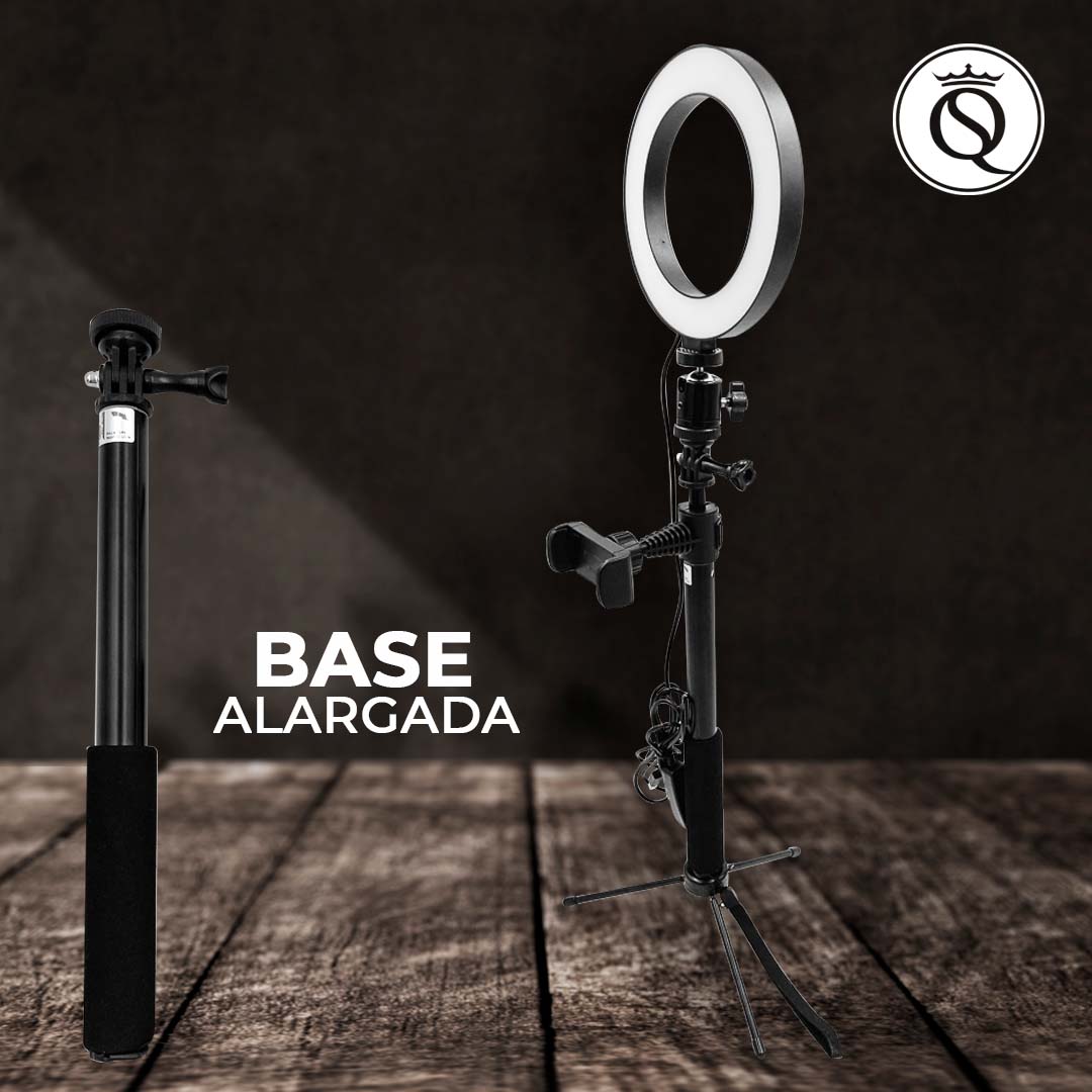 Aro Led 7 Pulgadas De Fotografía Con Tripie Luz Regulable