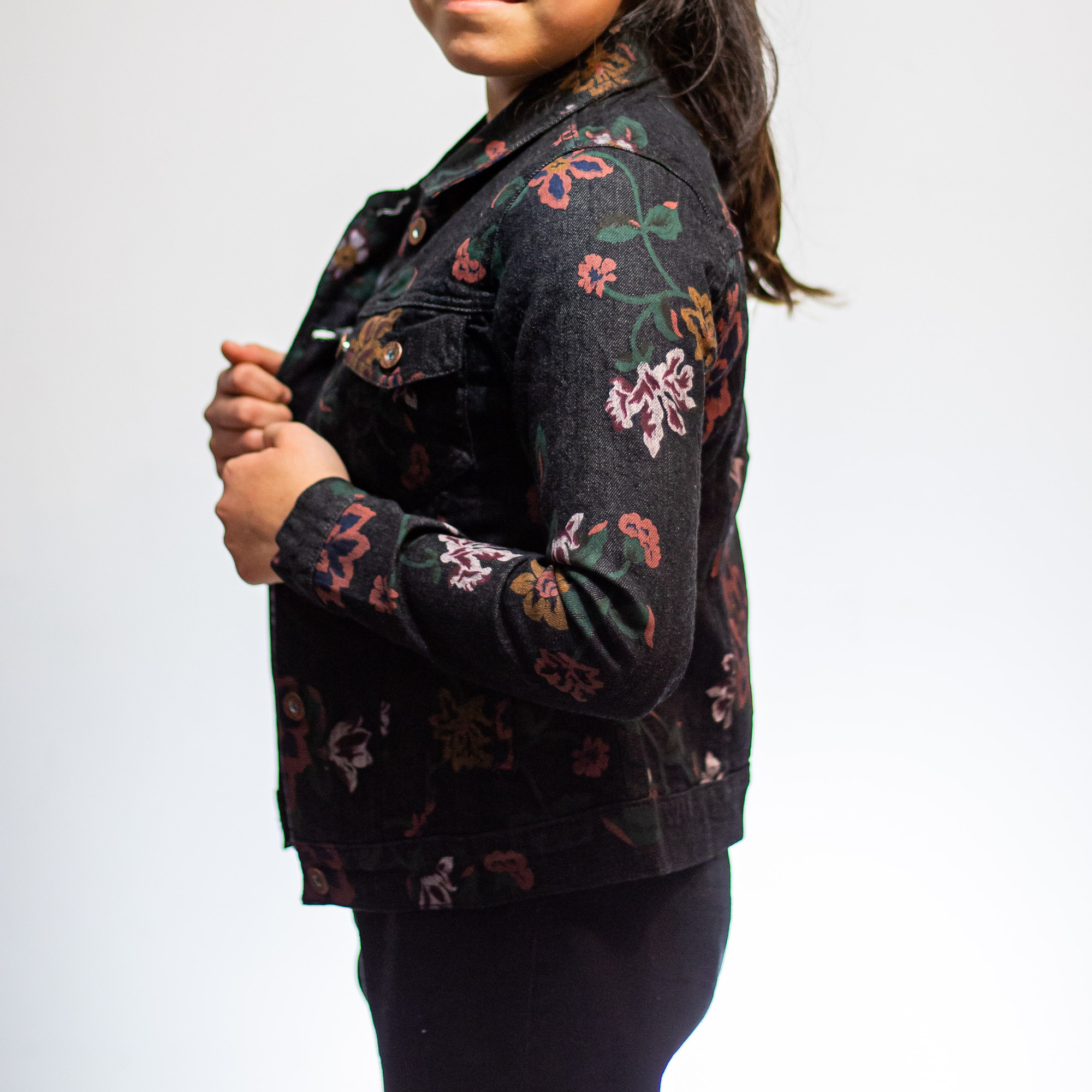 Chamarra Dama Flores