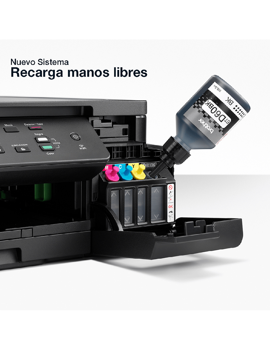 Impresora Multifuncional Brother DCP-T520W Wi-Fi InkBenefit