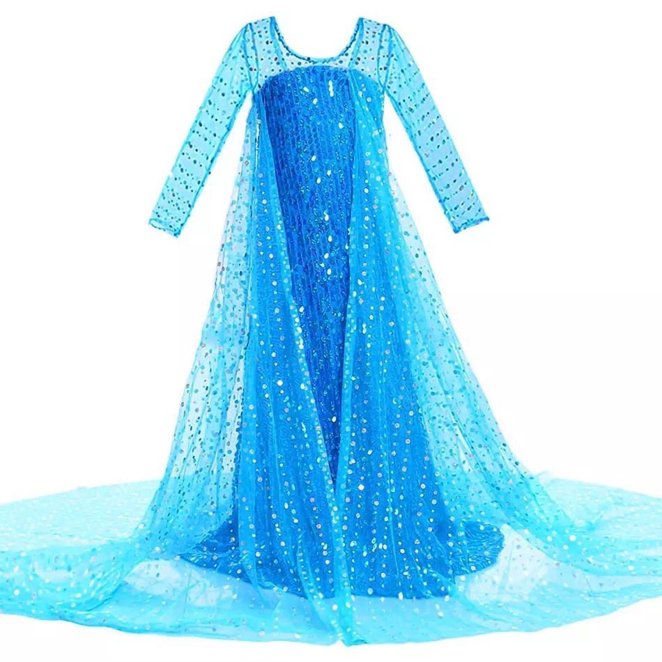 Vestido De Fiesta Disfraz de princesa Elsa Frozen I