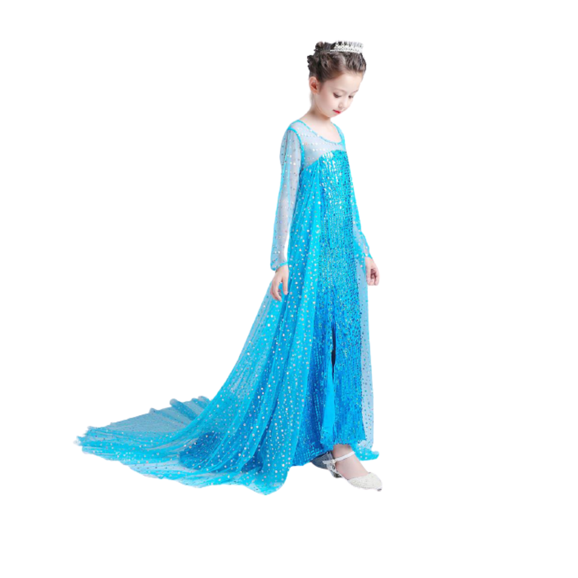 Vestido De Fiesta Disfraz de princesa Elsa Frozen I