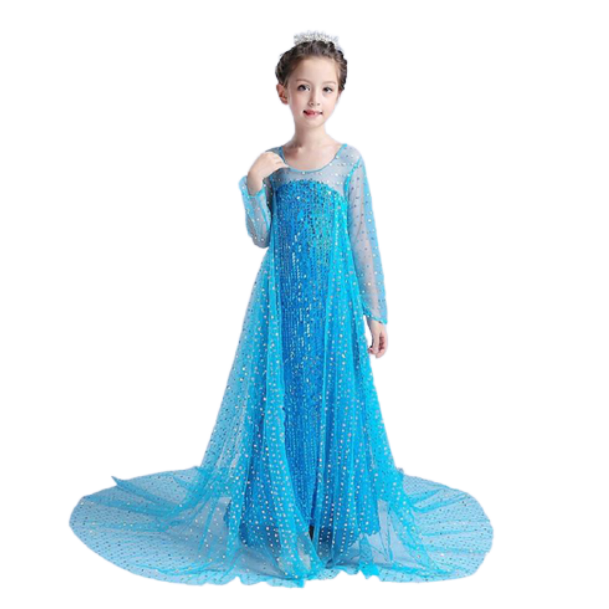 Vestido De Fiesta Disfraz de princesa Elsa Frozen I