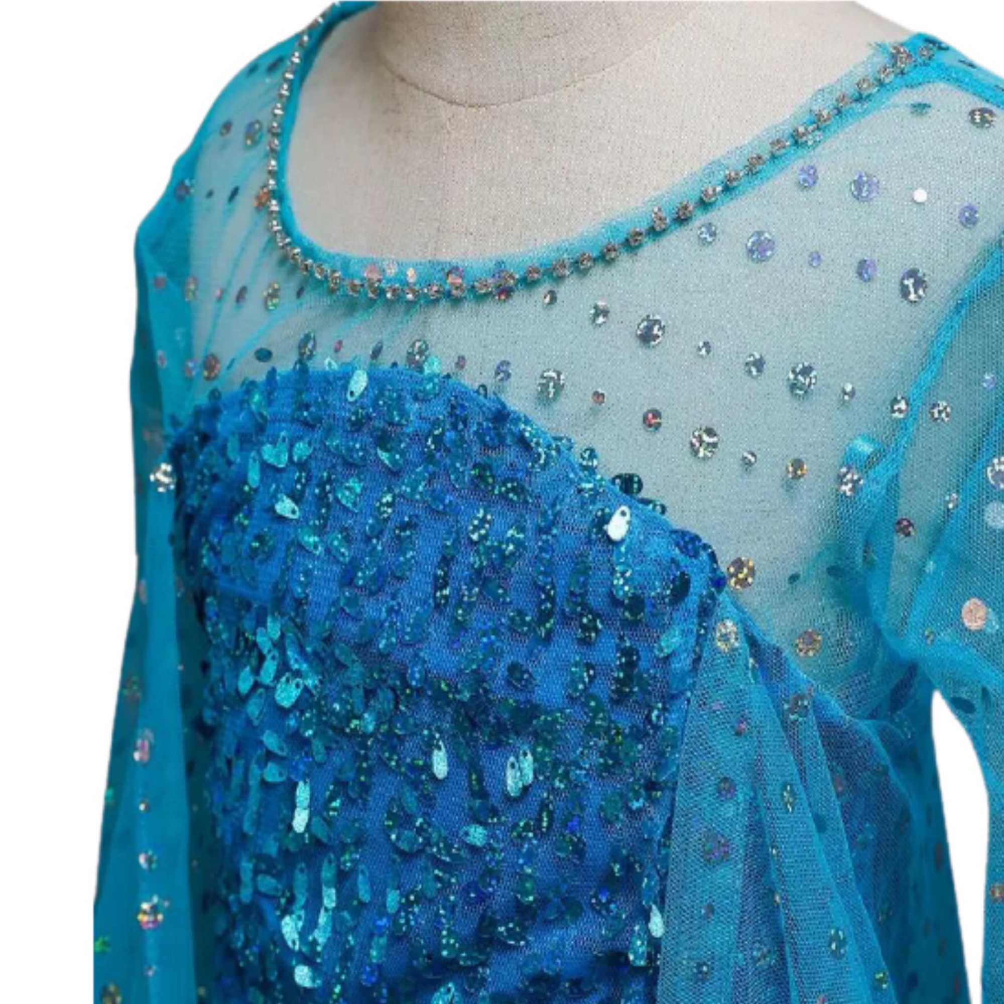 Vestido De Fiesta Disfraz de princesa Elsa Frozen I
