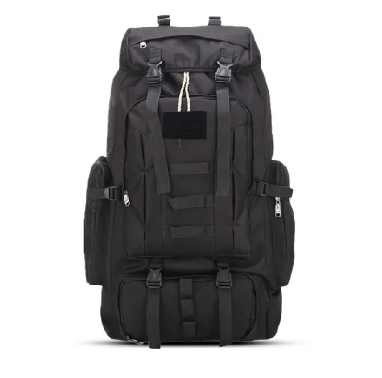 Mochila Táctica Grande Viaje Senderismo Montañismo 80l Negro