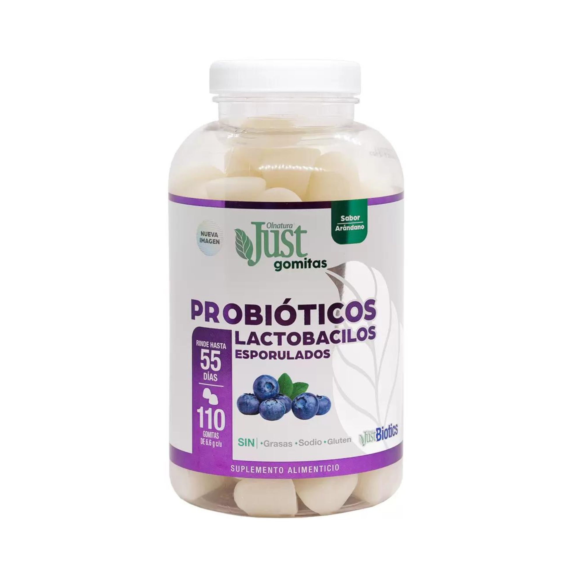 Gomitas JustBiotics Olnatura 110 Pzas