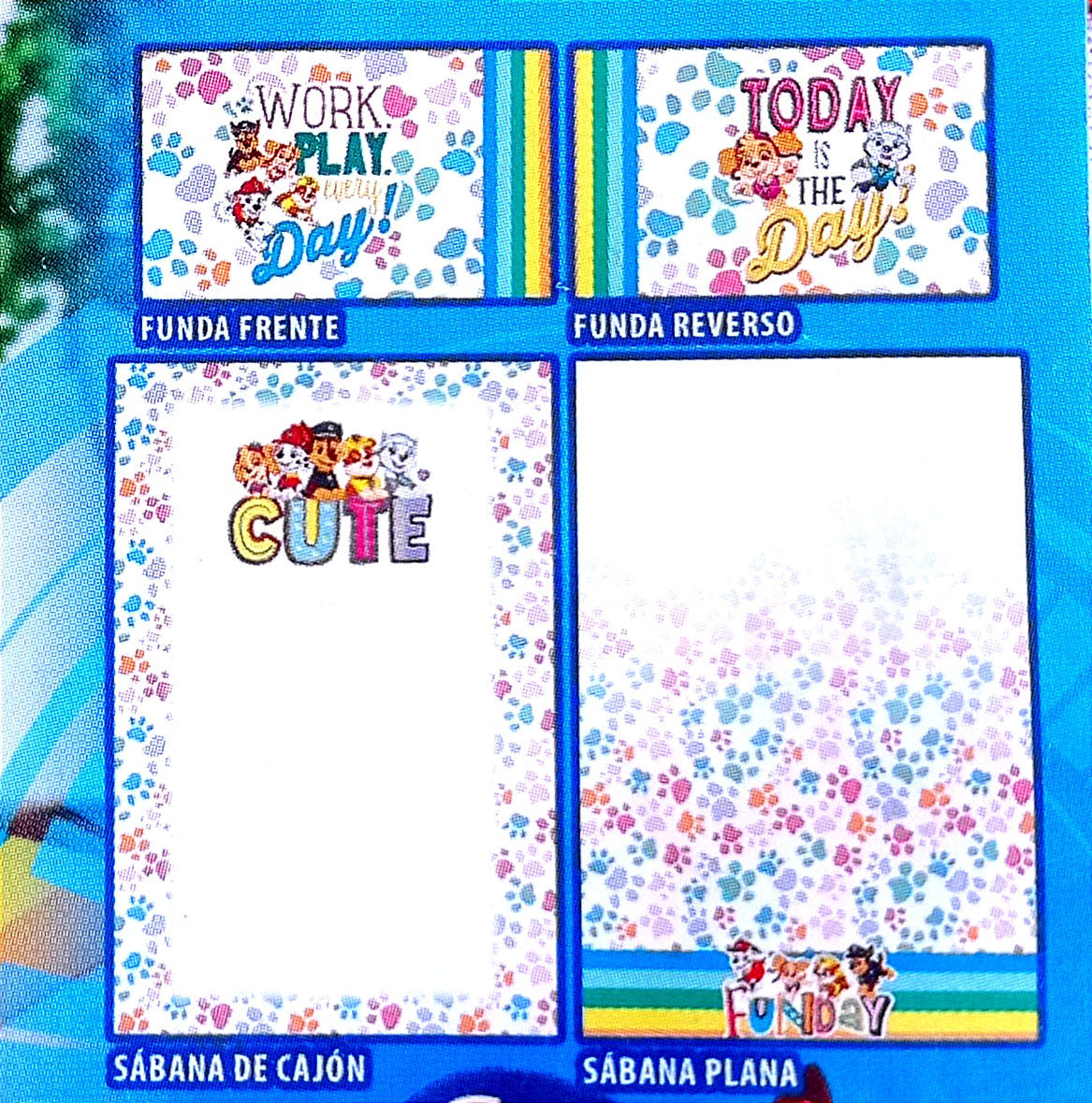 Juego de sábanas Pawpatrol individual Providencia