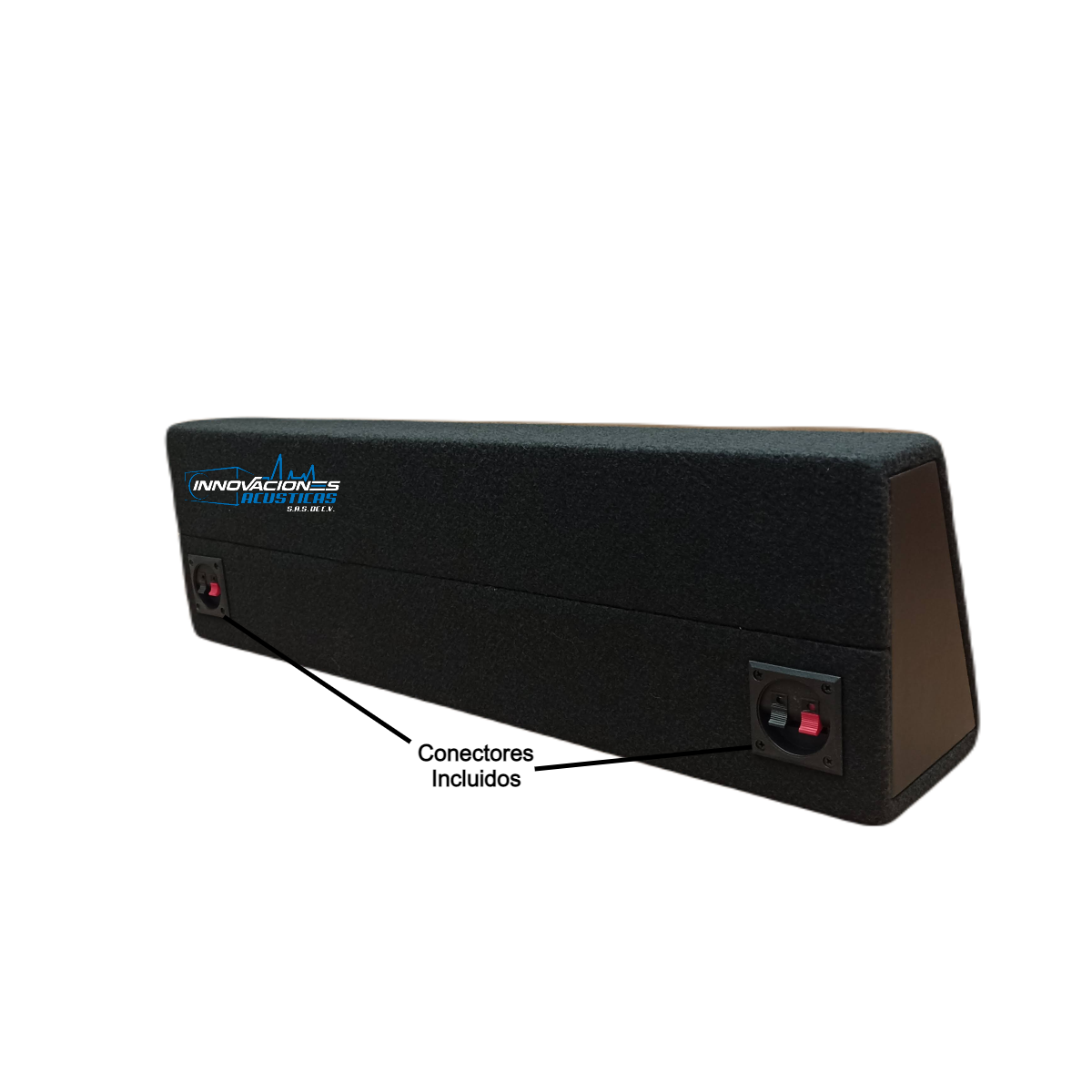 Cajon Doble Para Bocinas De 6x9 Pulgadas Con Salidas De Aire