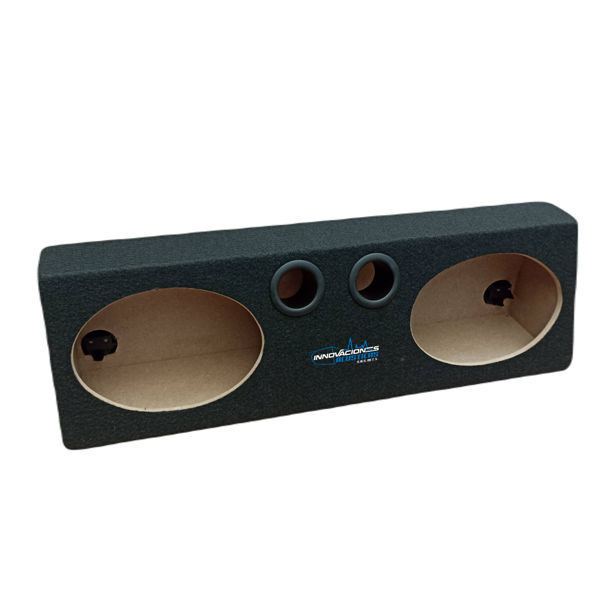 Cajon Doble Para Bocinas De 6x9 Pulgadas Con Salidas De Aire