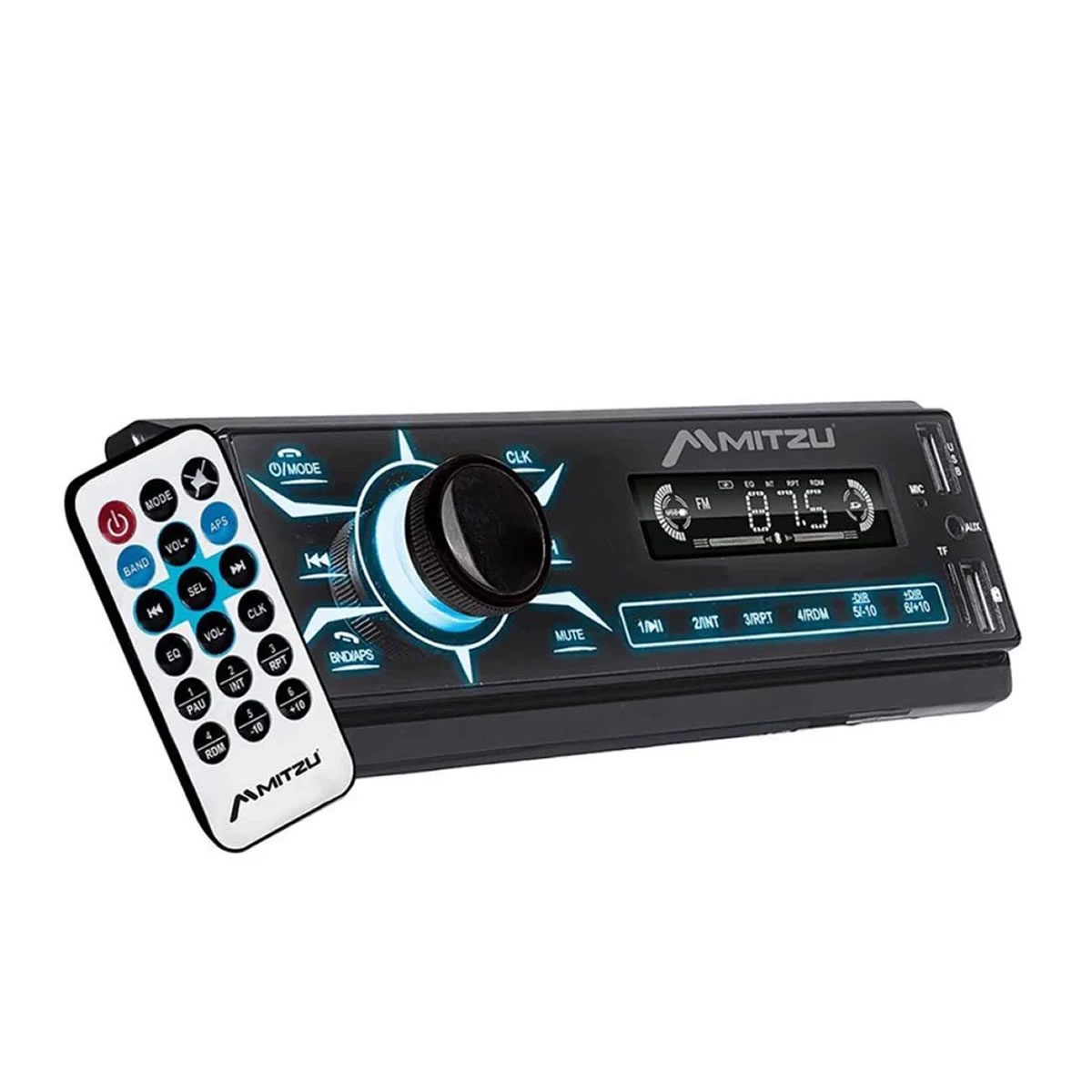 Autoestereo Touch Usb Fm Aux Bluetooth Mitzu MCS-9956