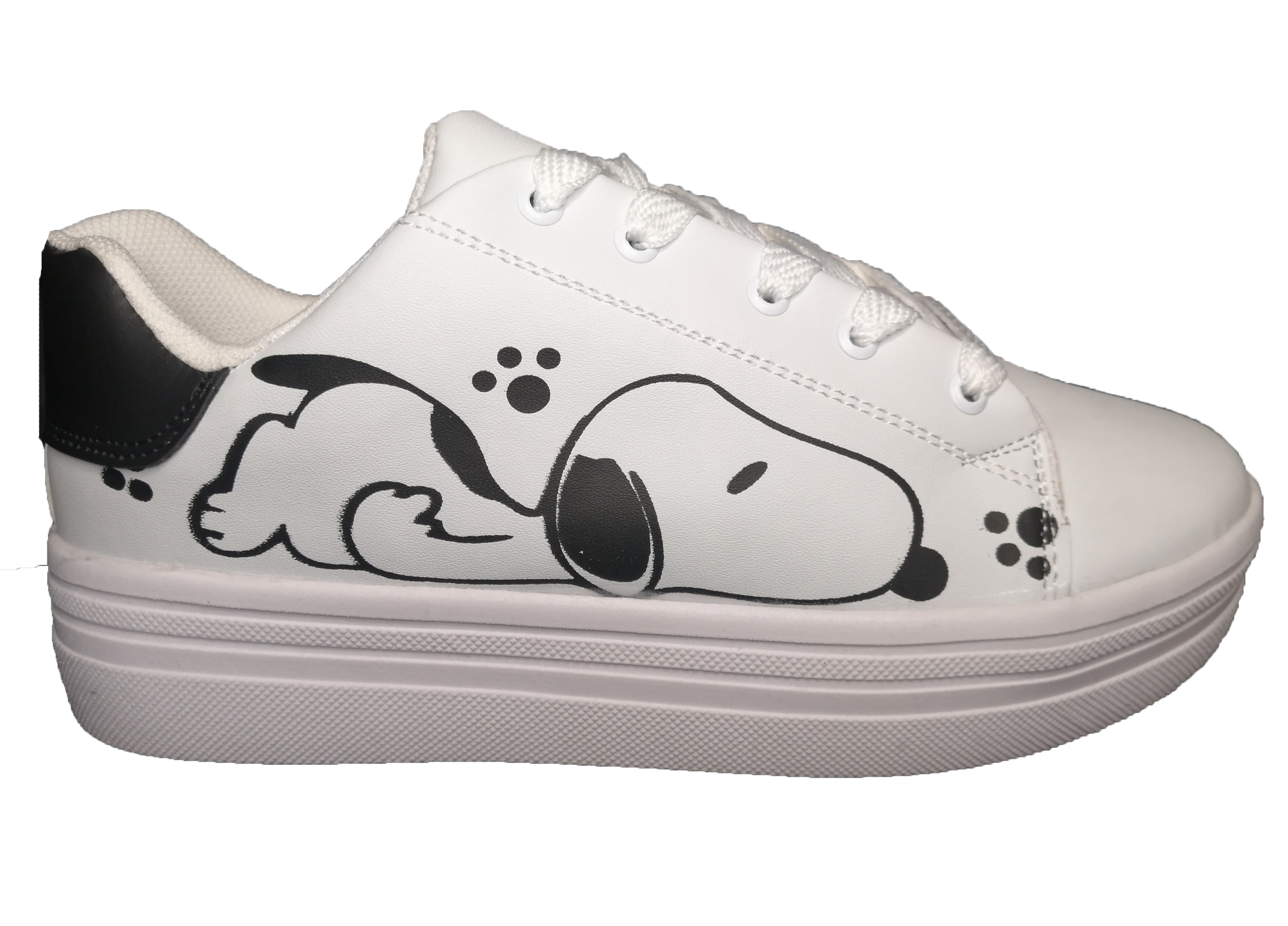 Tenis plataforma snoopy mujer casuales 