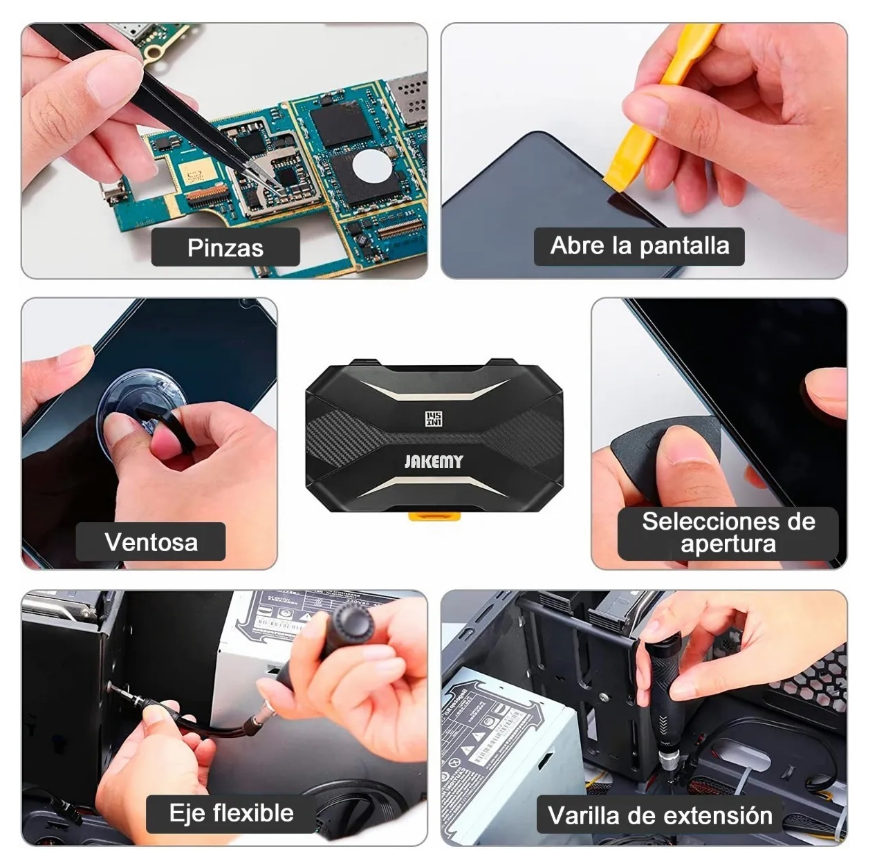 Set De Desarmadores Y Herramientas De Precisión Estuche