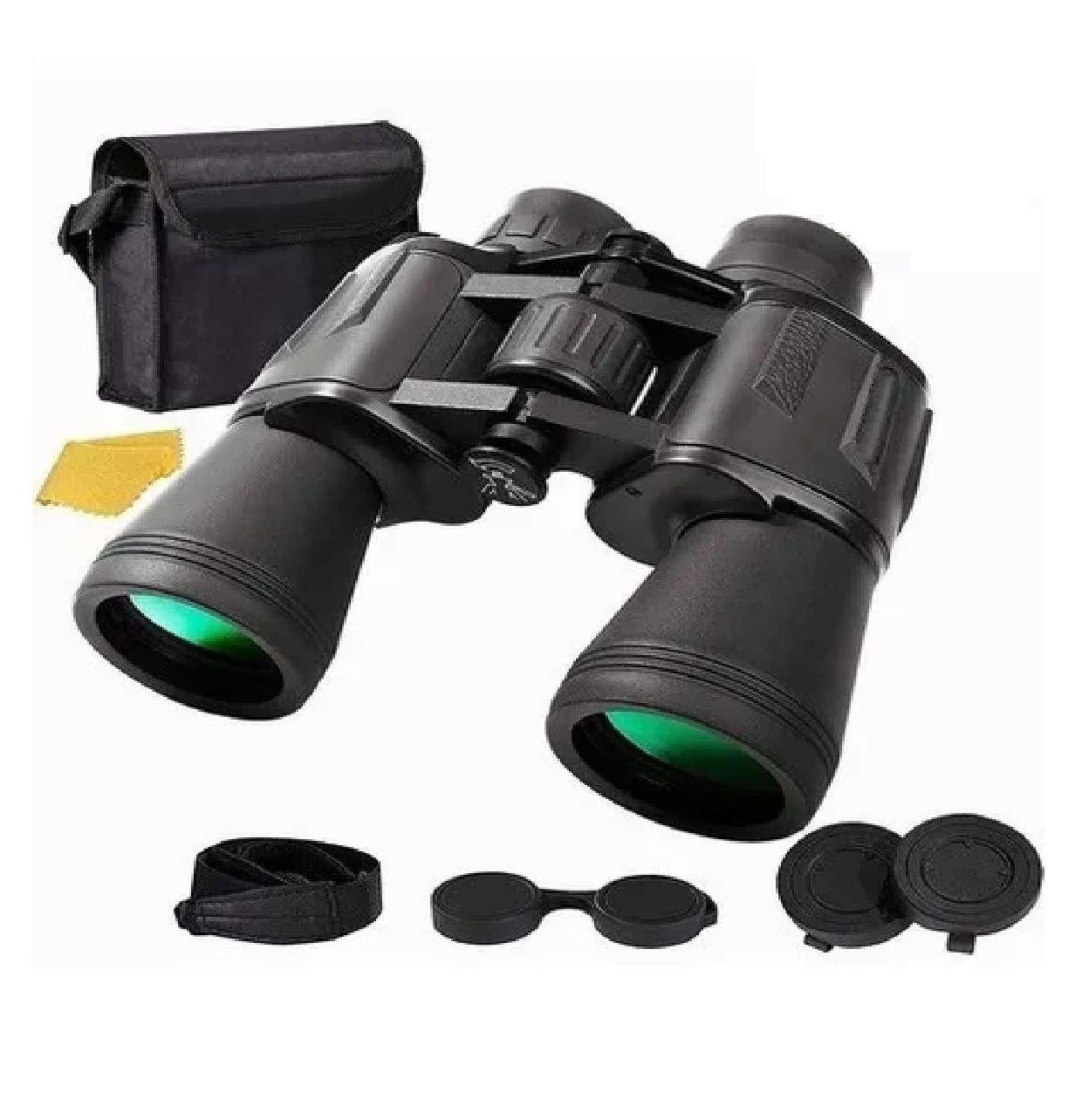 Binoculares Telescopio 20 X 50 Visión Nocturna Hd Con Bolsa