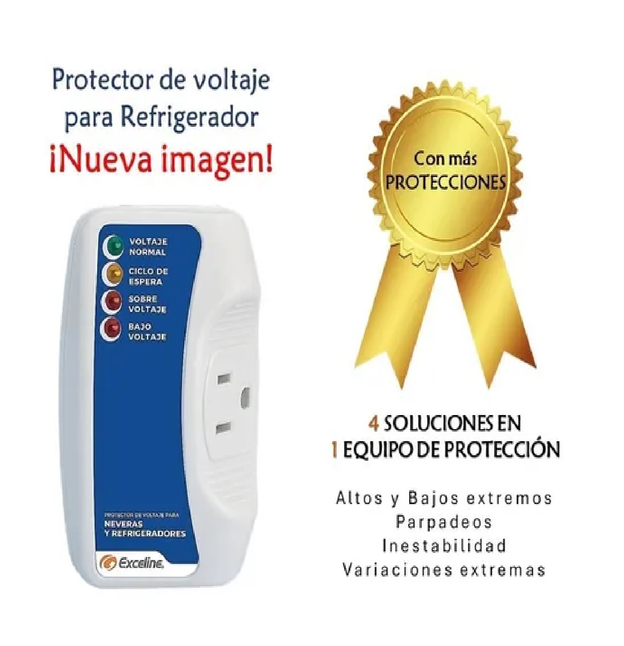 Protector De Voltaje Para Refrigerador Nevera Inverter