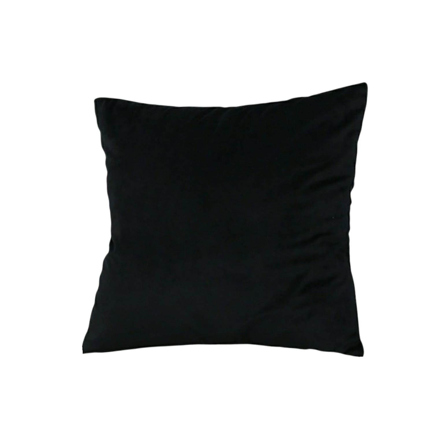 Funda Para Cojín Decorativa Dulces Sueños Terciopelo Negro 45X45 Cm