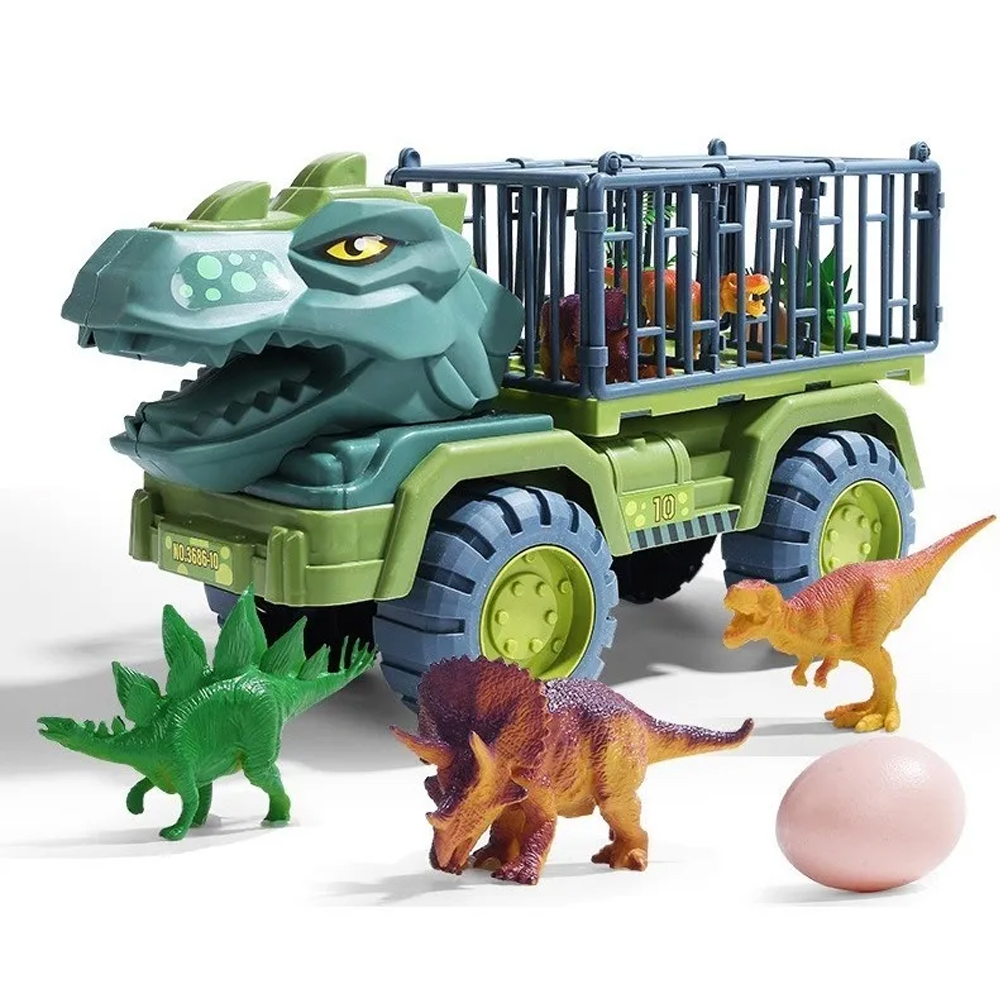 Juguete De Vehículo Transportador De Dinosaurio