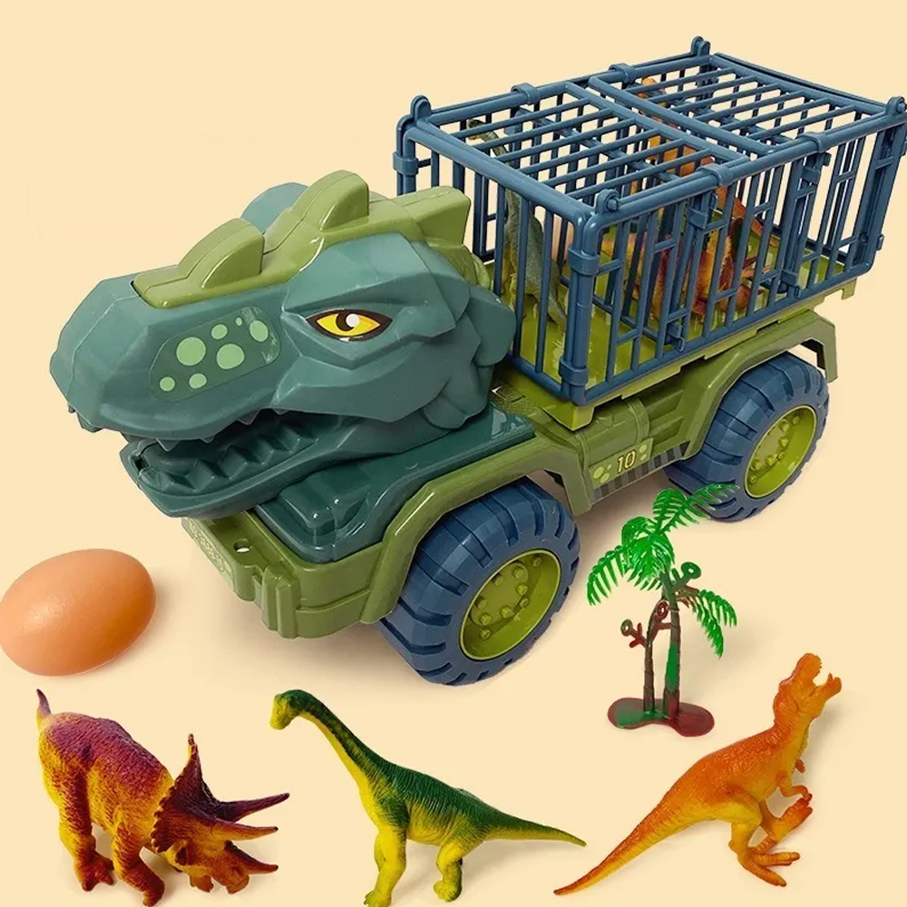 Juguete De Vehículo Transportador De Dinosaurio