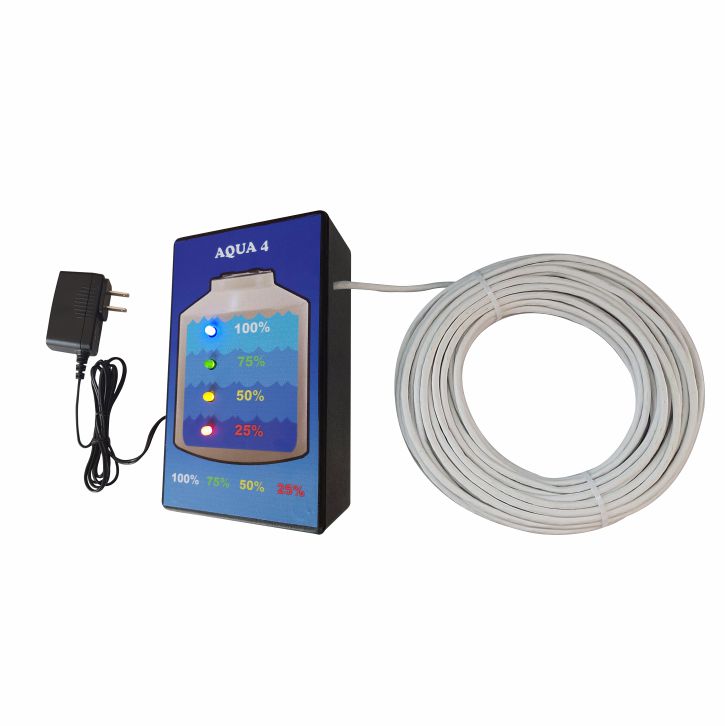 Medidor de agua de 4 niveles Electronivel Aqua 4 Con 20 metros de Cable