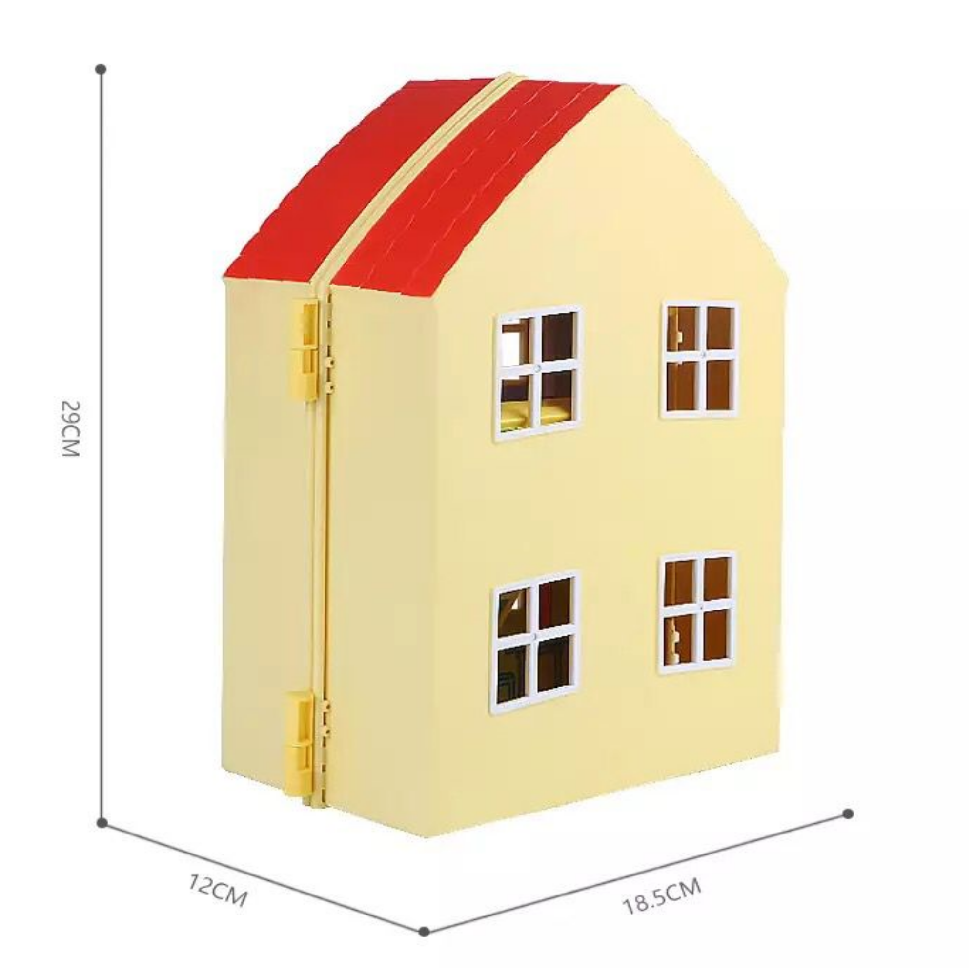 16 Pcs/set Pequeña Cerdita Pepa Y Su Familia LA CASITA