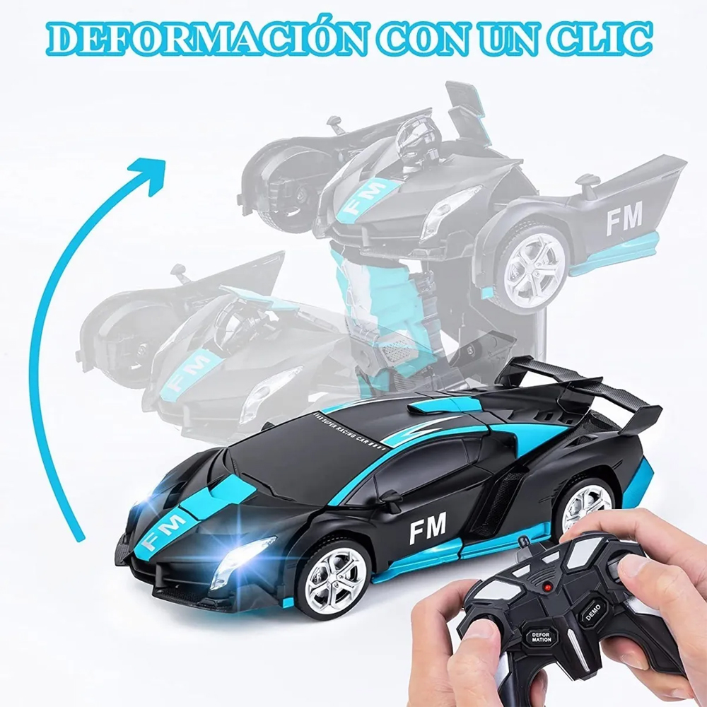 Coche Teledirigido Transformers De Control Remoto Para Niños