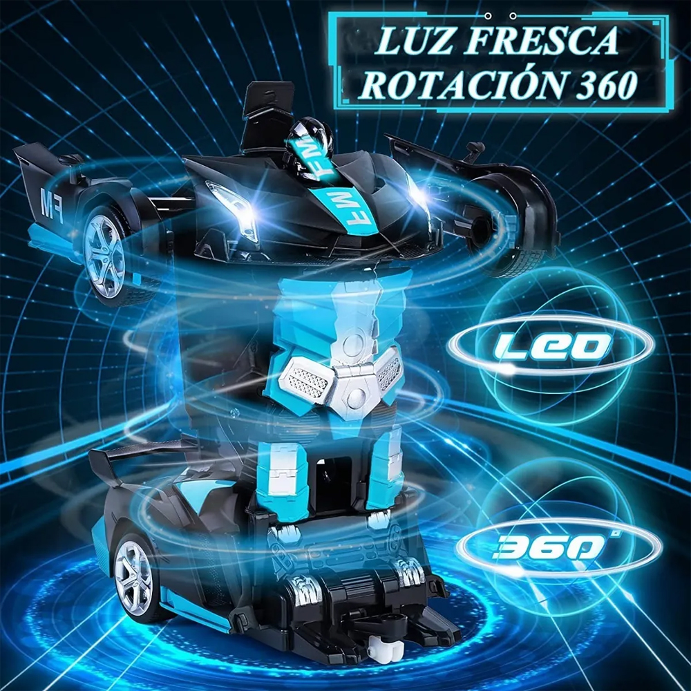 Coche Teledirigido Transformers De Control Remoto Para Niños