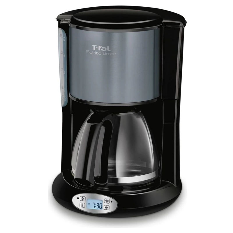 Cafetera T-fal Antigoteo Automática Programable 1.25 L 12 Tz