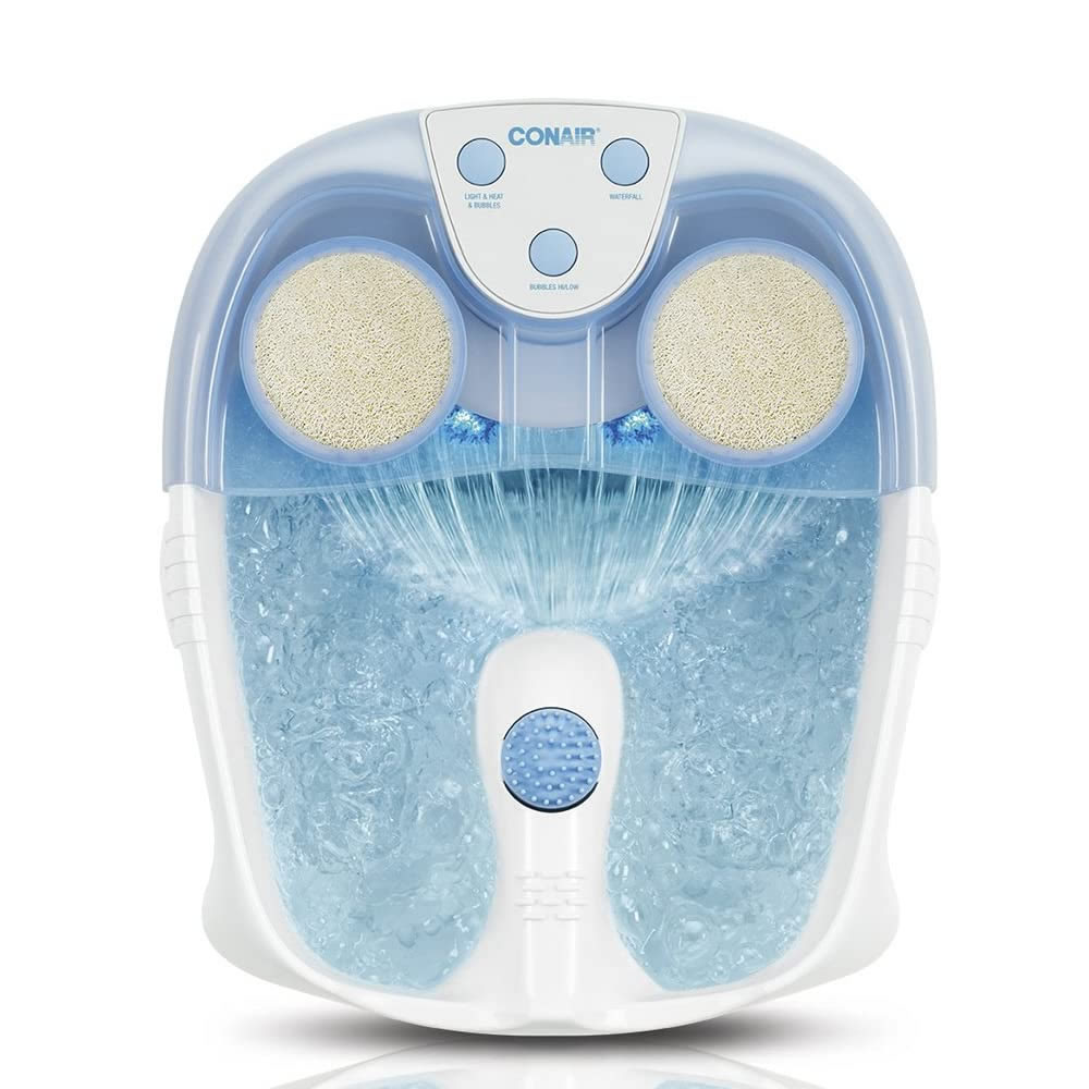 Tina Masajeadora Conair FB52ES Con Cascada. Luz Y Burbujas - Blanco