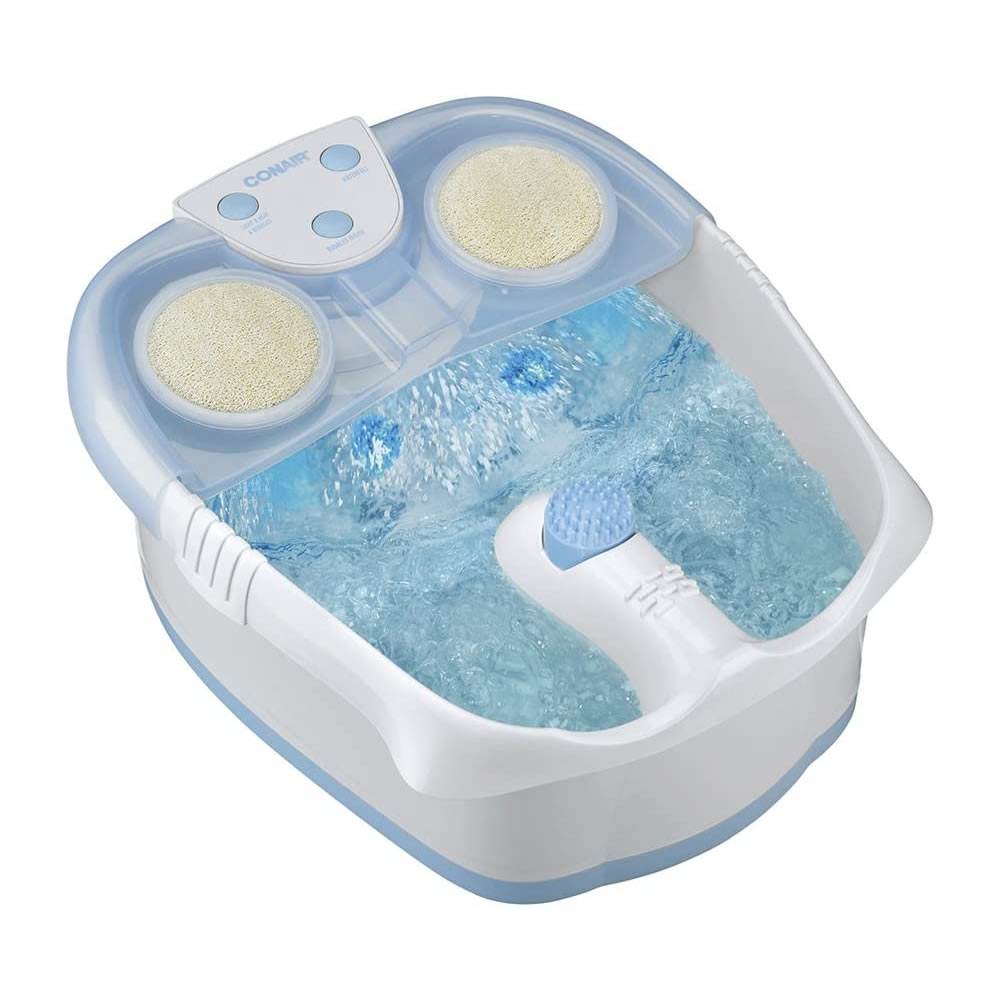 Tina Masajeadora Conair FB52ES Con Cascada. Luz Y Burbujas - Blanco