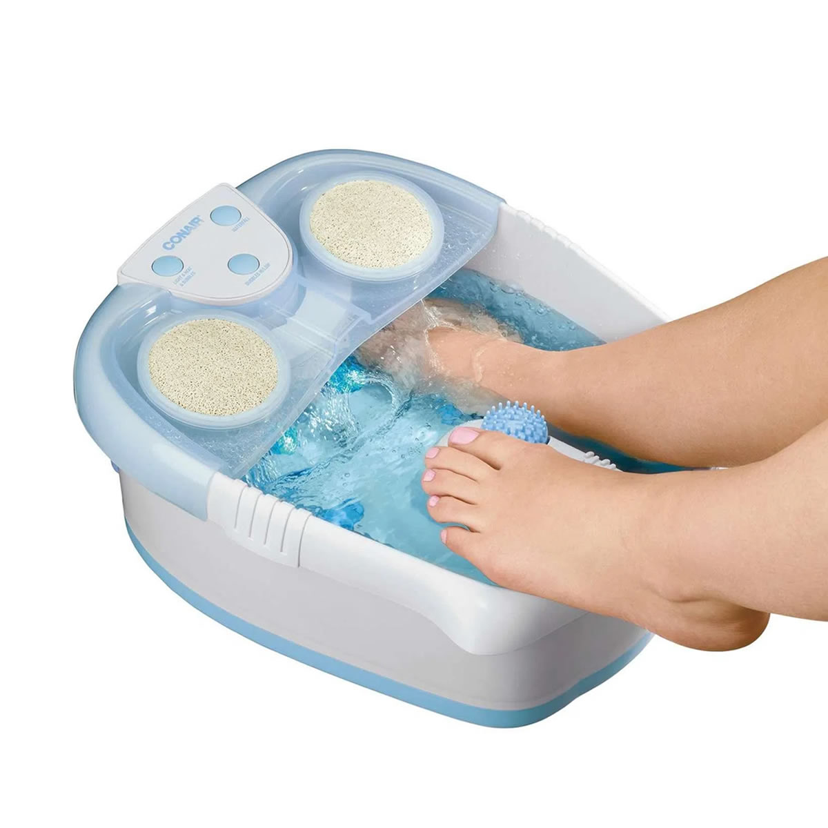 Tina Masajeadora Conair FB52ES Con Cascada. Luz Y Burbujas - Blanco