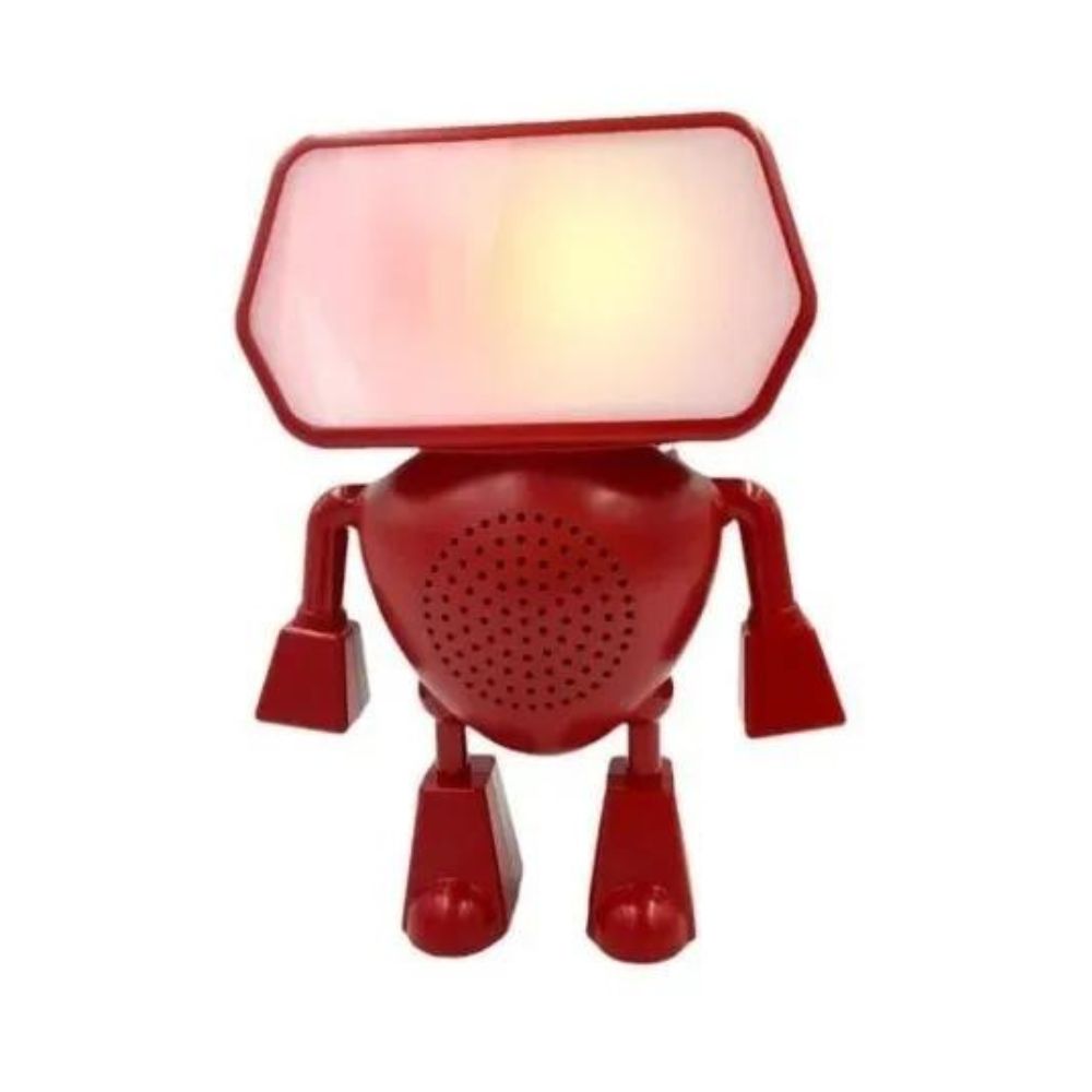Bocina bluetooth Gadgets&Fun diseño de robot con luces LED