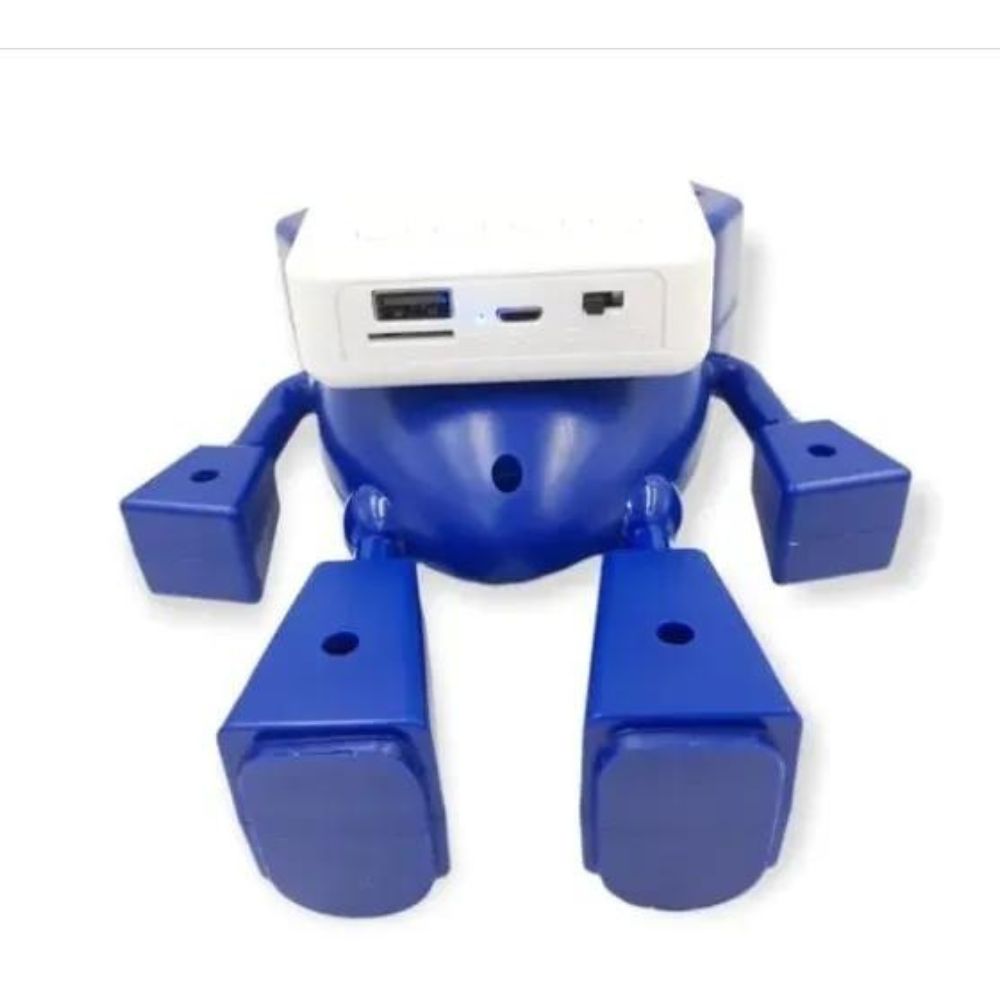 Bocina bluetooth Gadgets&Fun diseño de robot con luces LED