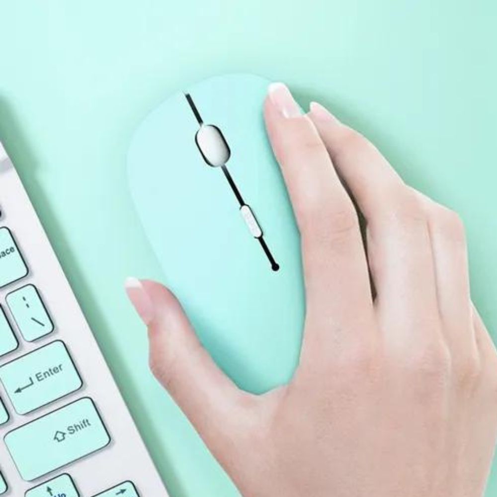Kit de teclado portátil + mouse ergonómico Gadgets&Fun conexión 2.4 G