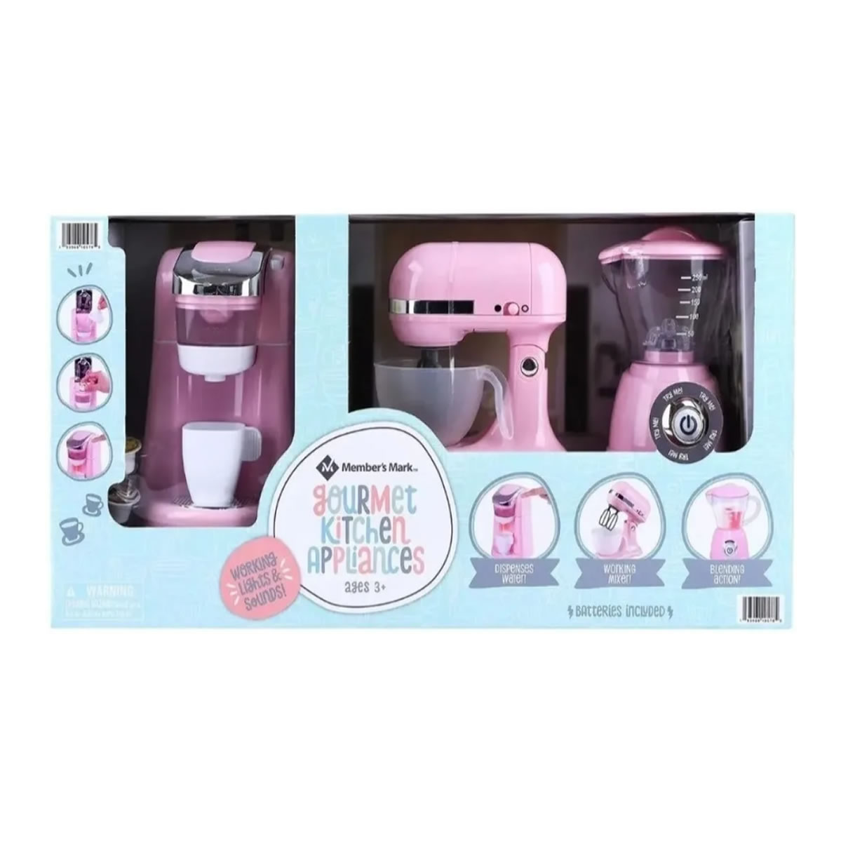 Set de Electrodomésticos Infantiles Members Mark Rosa