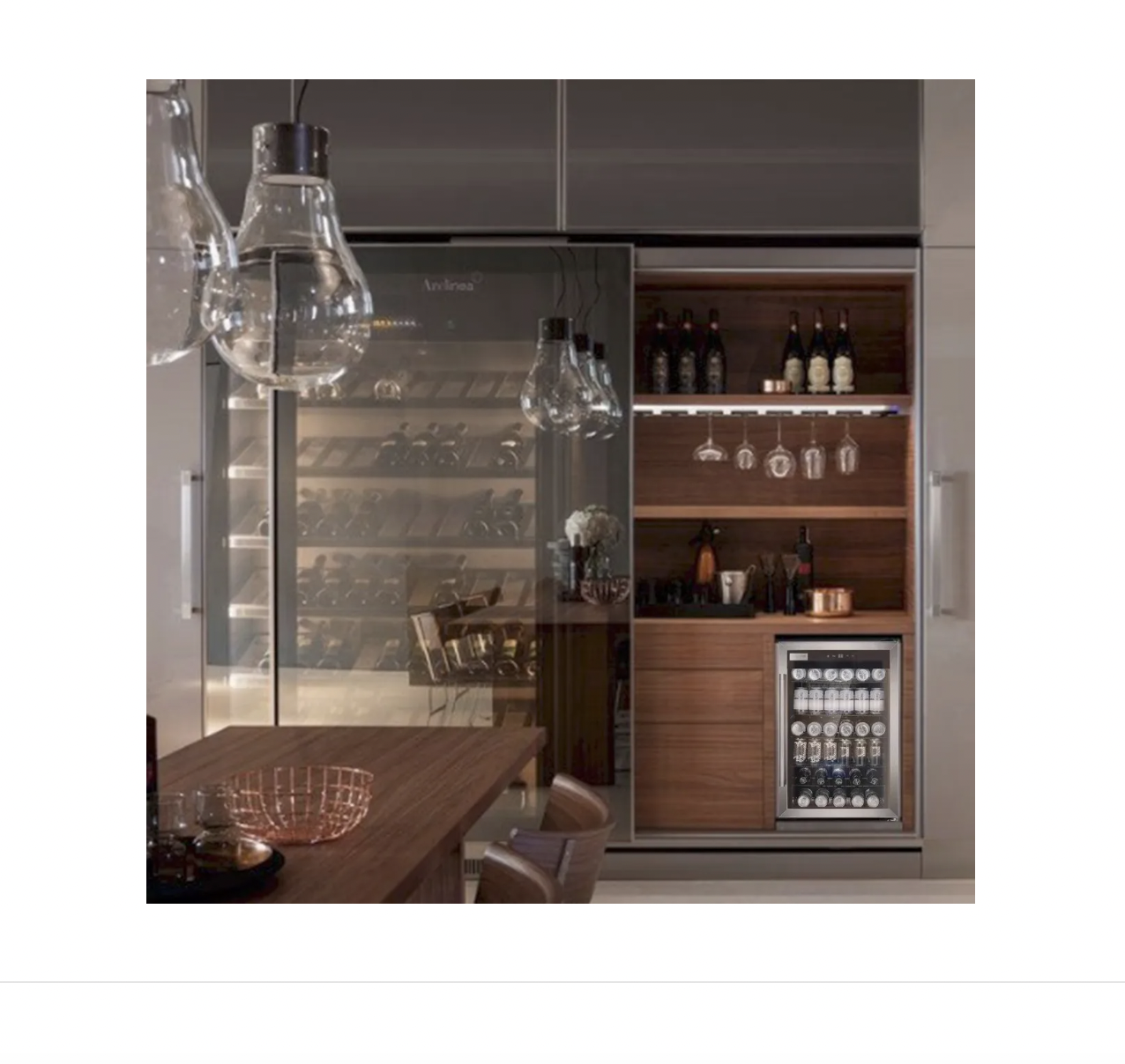 Frigobar Refrigerador Acero Inoxidable 85 Latas 2.4pies 70L