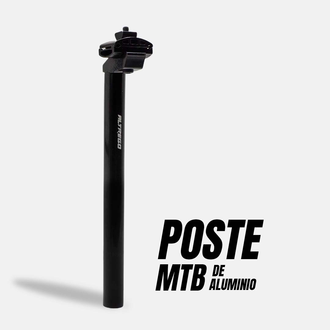 Poste De Asiento Bicicleta Mtb Con Broche 25.4x300mm