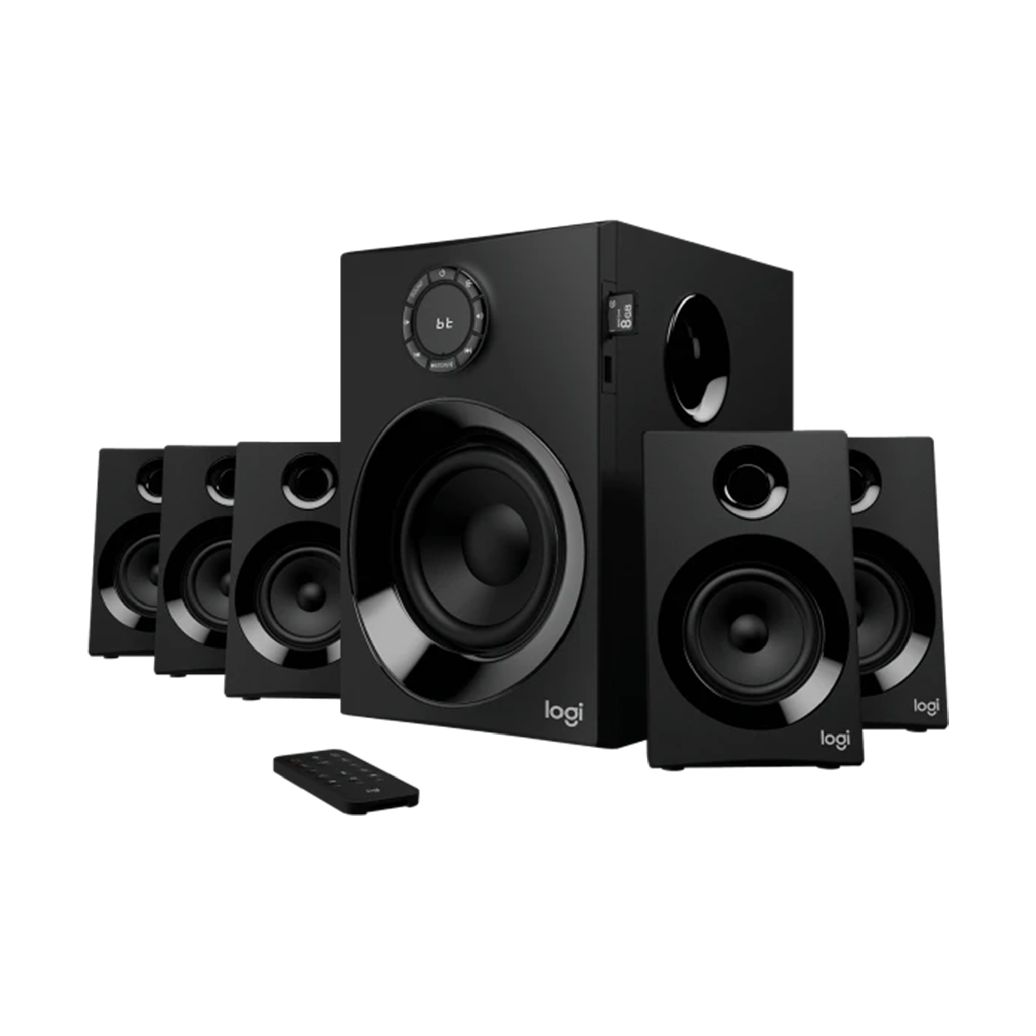 Bocinas Logitech Z607 - Sistema de Altavoces 5.1 Surround