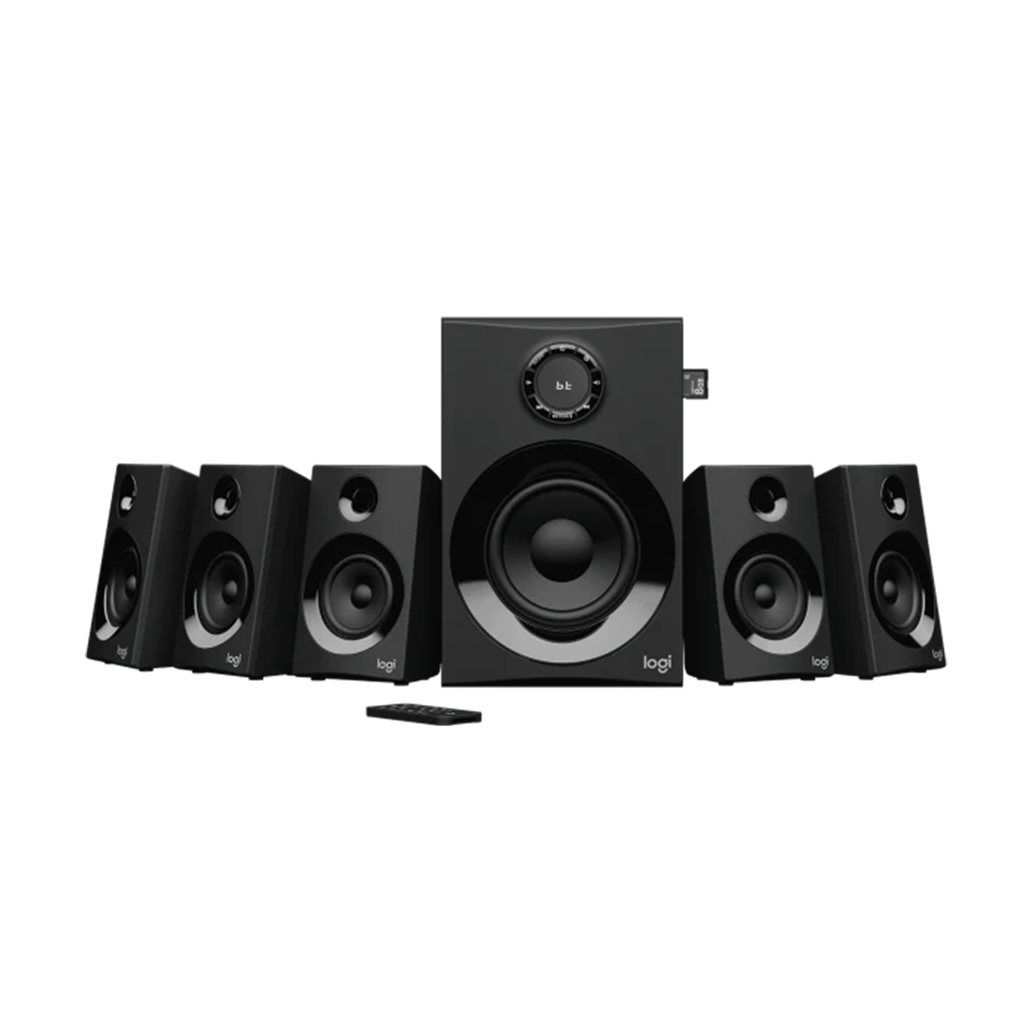 Bocinas Logitech Z607 - Sistema de Altavoces 5.1 Surround