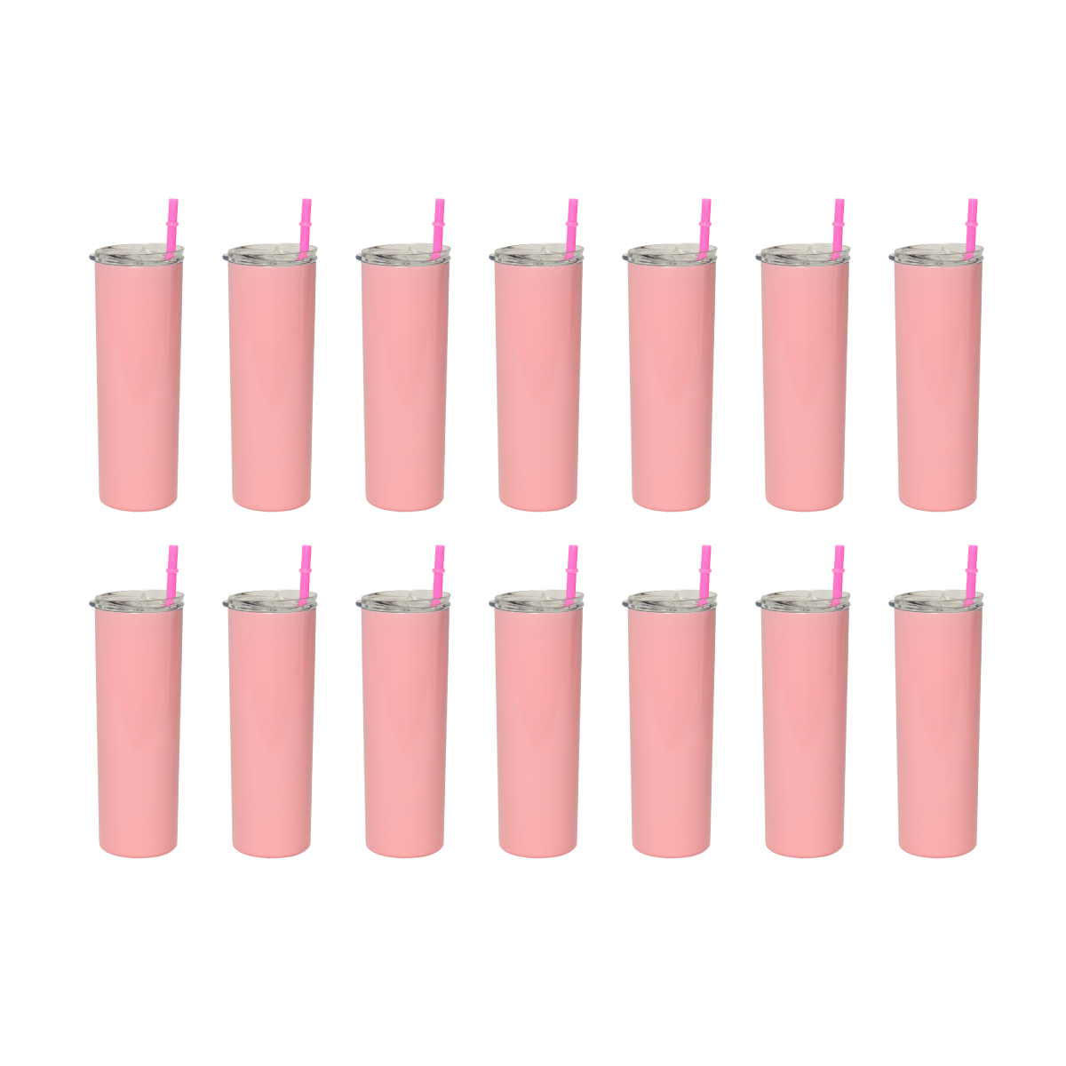 12 Termos Para Bebidas De 20oz Vaso Acero Inoxidable Skinny.