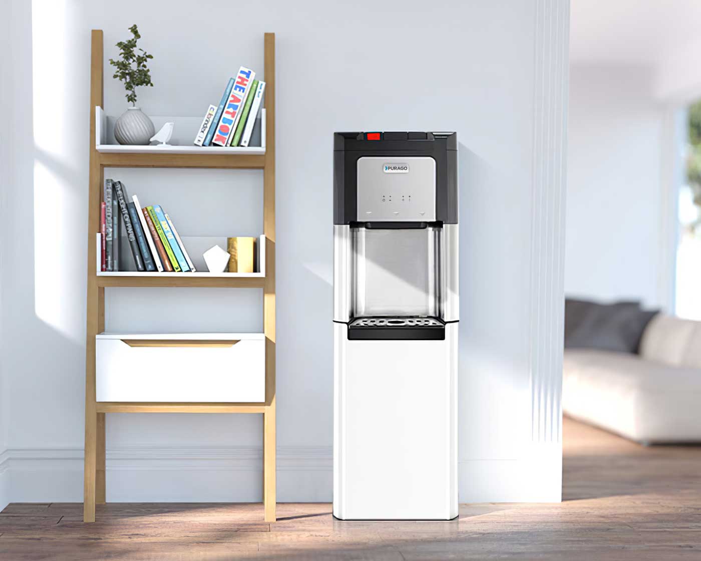 Dispensador de agua Fría y Caliente para el Hogar y Oficinas, Con Filtro de Agua (Sin garrafón)