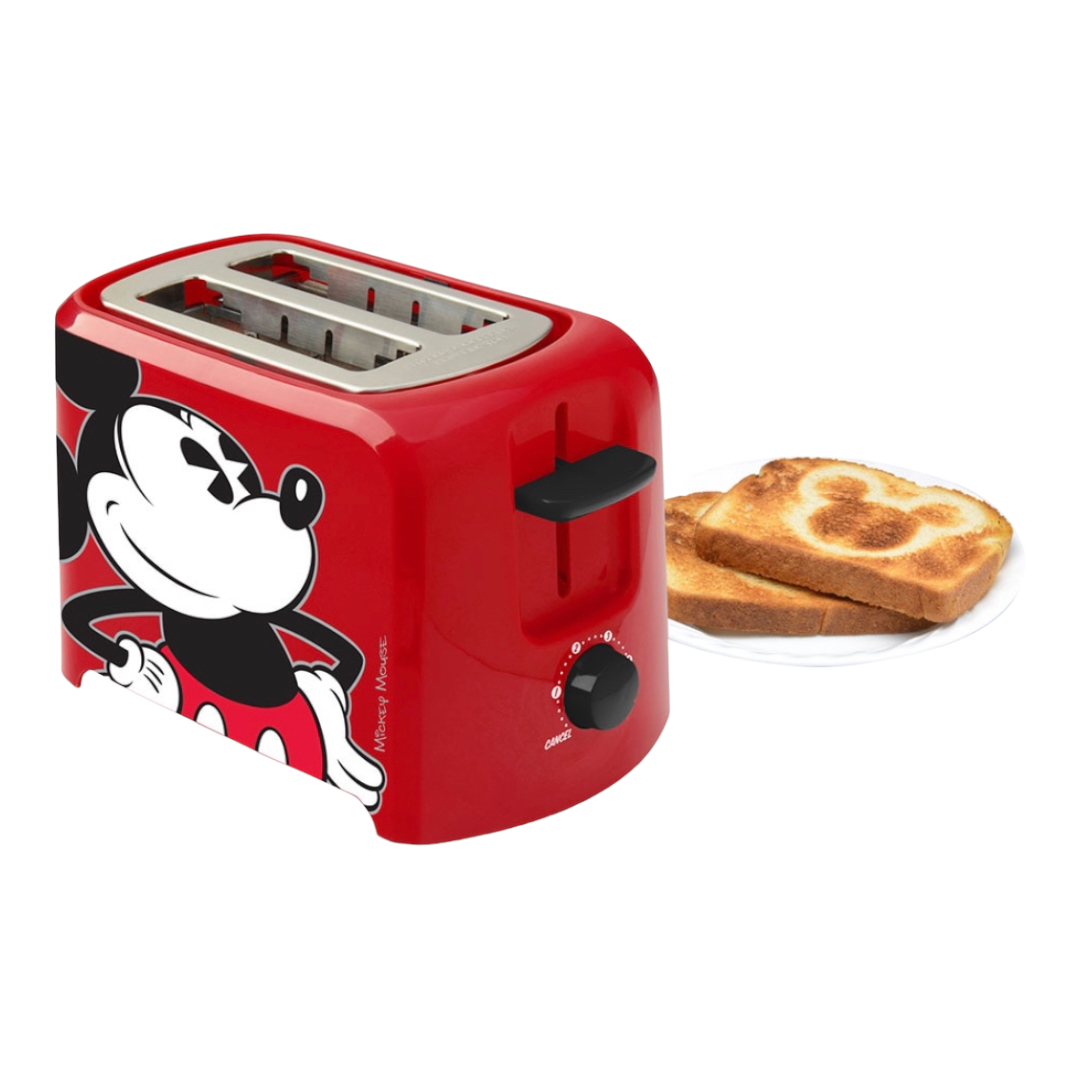 Tostador De Pan 2 Rebanadas Mickey Mouse Disney Original