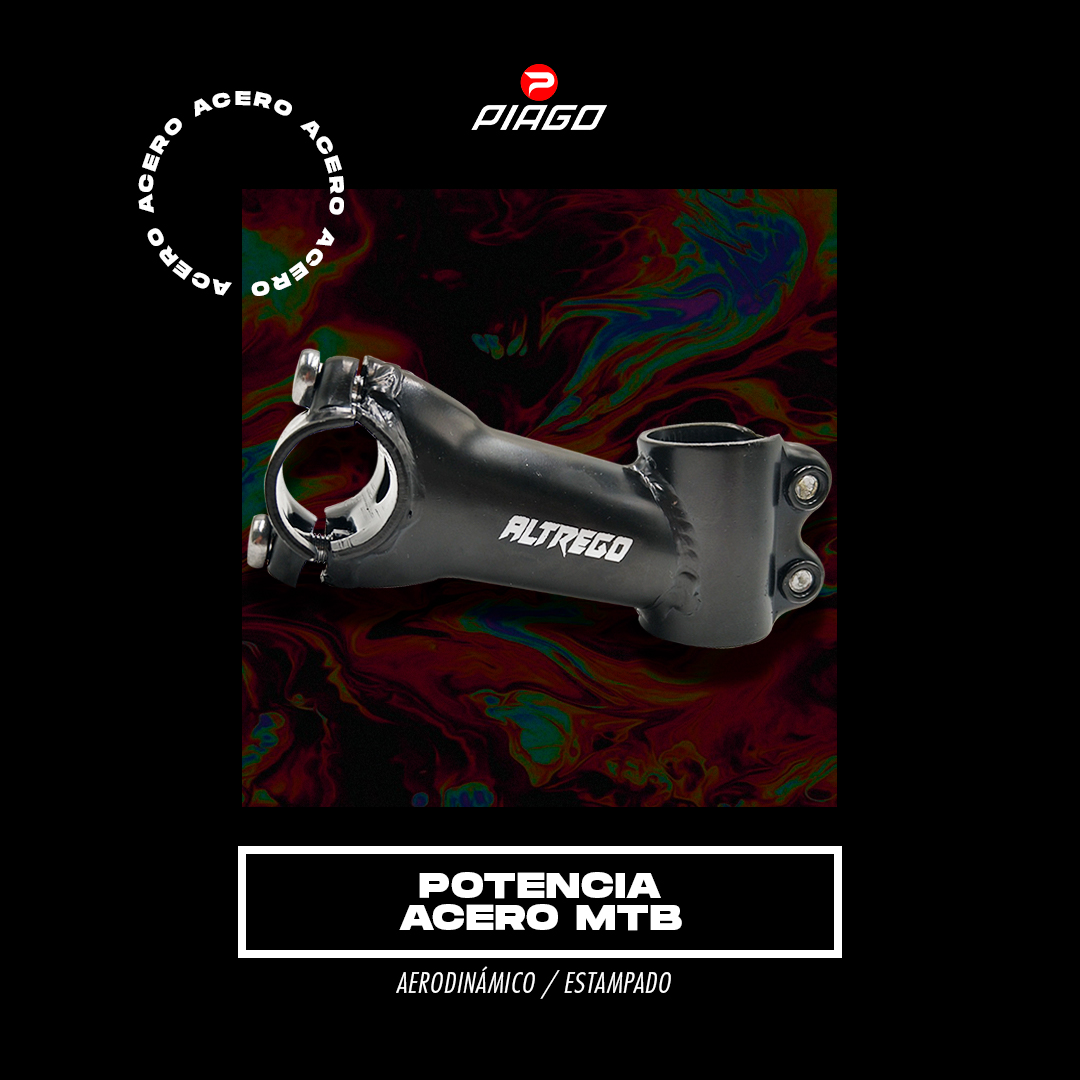 Potencia Bicicleta Mtb Acero 7 Grados