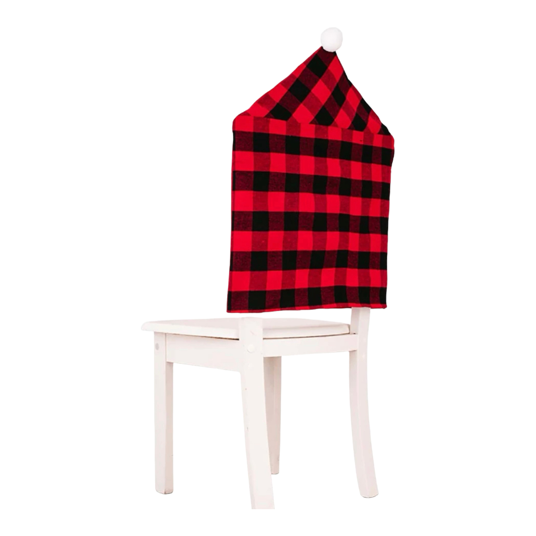 6 Fundas Para Silla Gorro Navideño Santa Claus Cuadrado